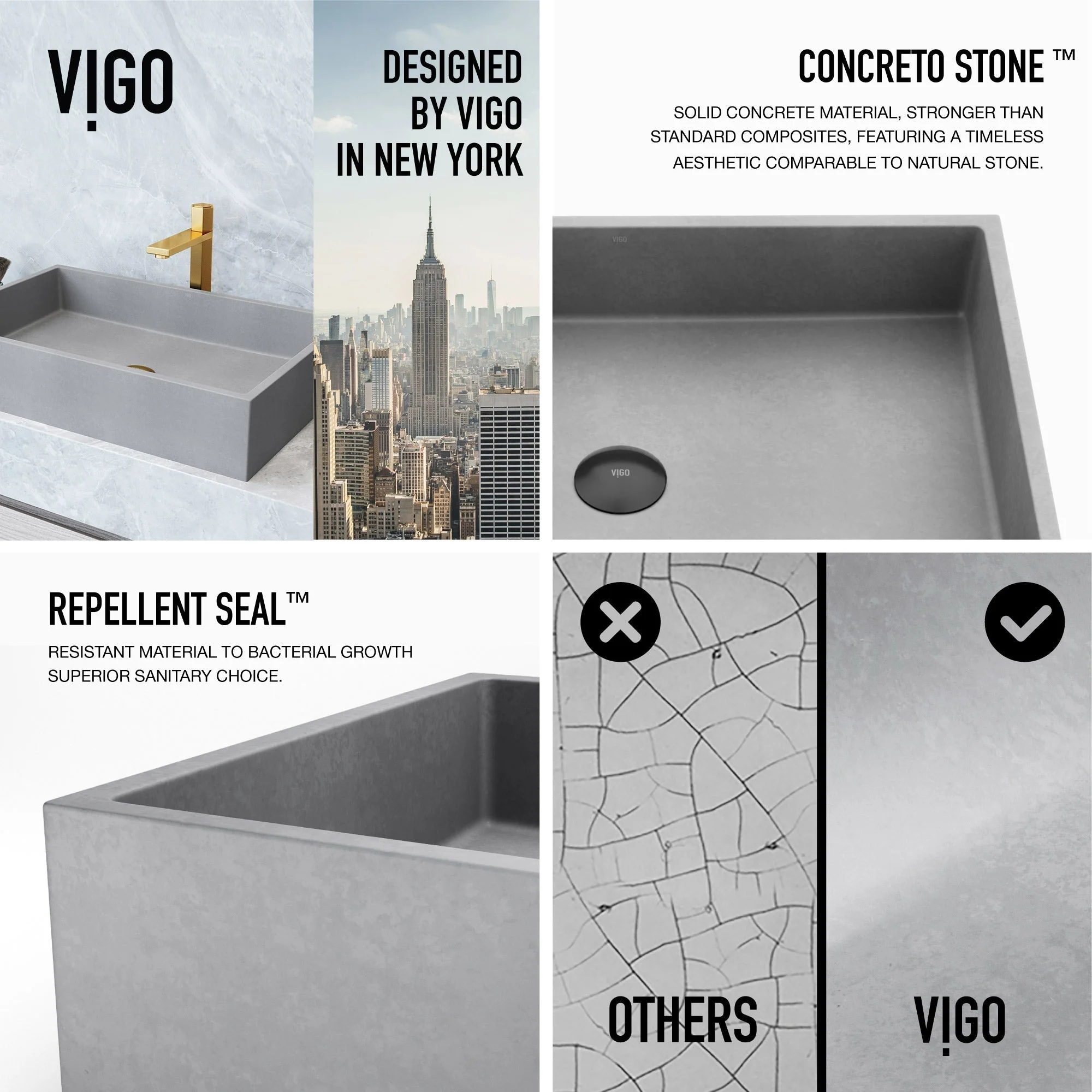 Alhambra Concreto Stone™ Vessel Sink - Image 29