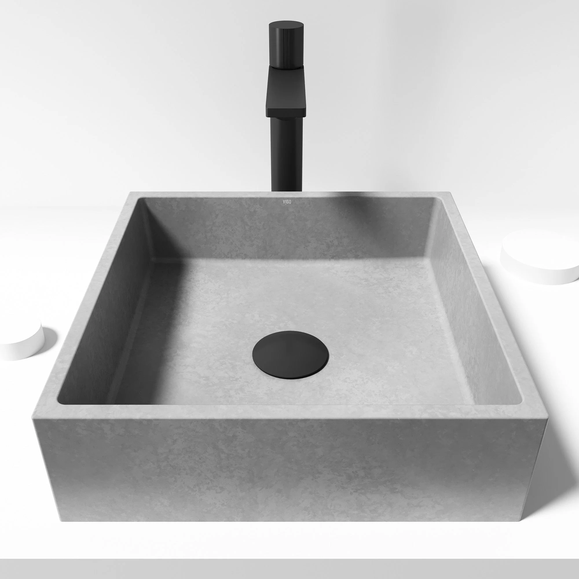 Alhambra Concreto Stone™ Vessel Sink - Image 35