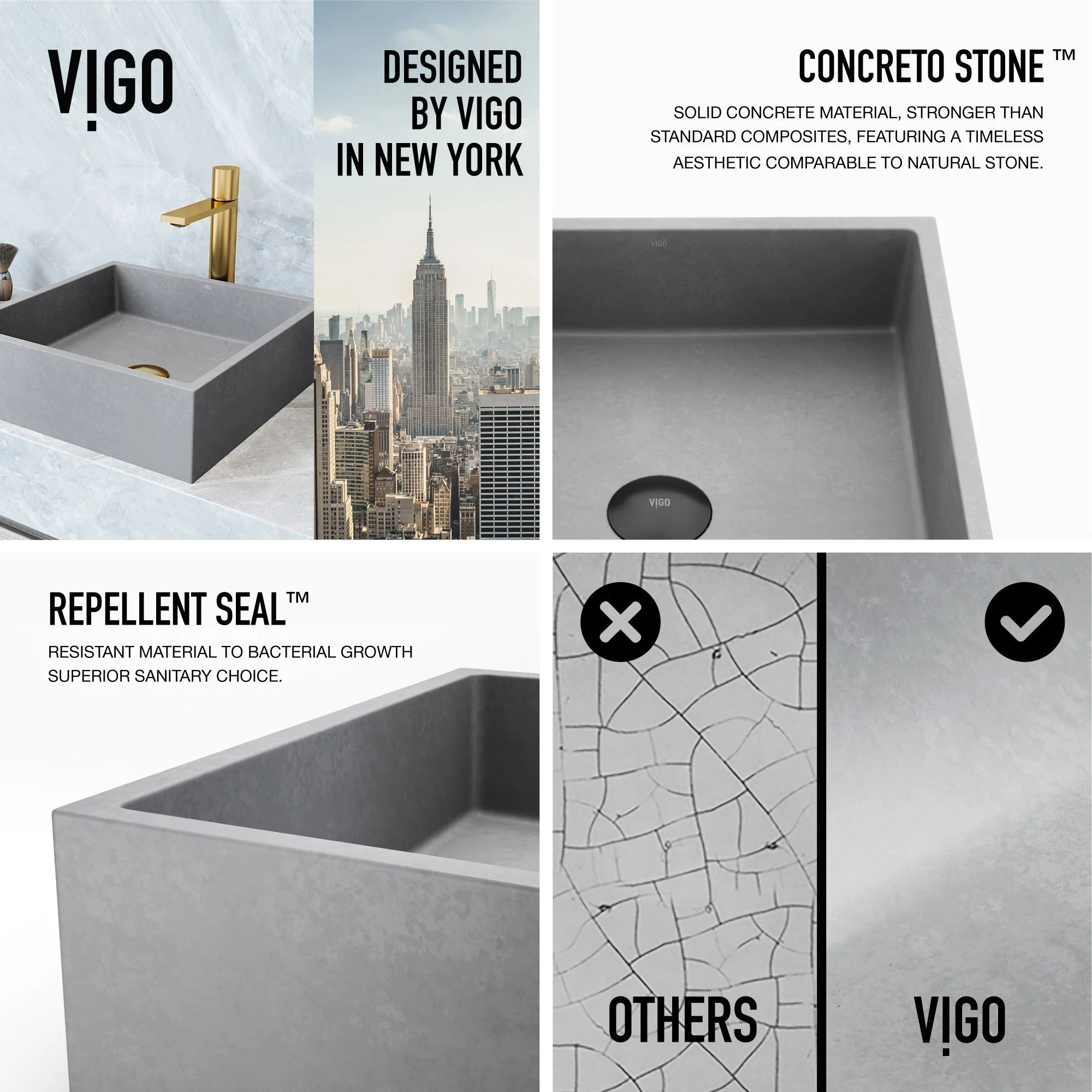 Alhambra Concreto Stone™ Vessel Sink - Image 7