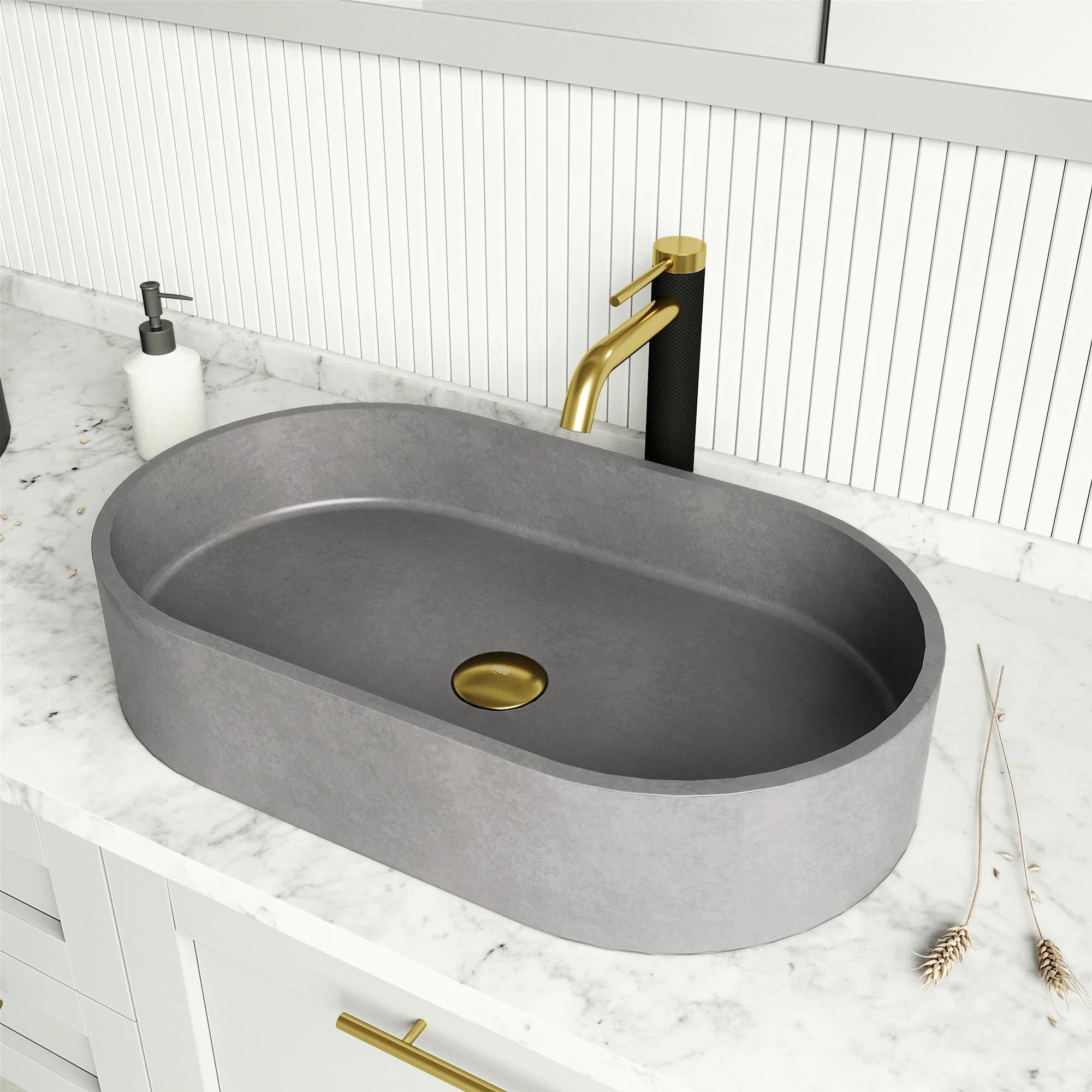 Amada Concreto Stone™ Vessel Sink - Image 12