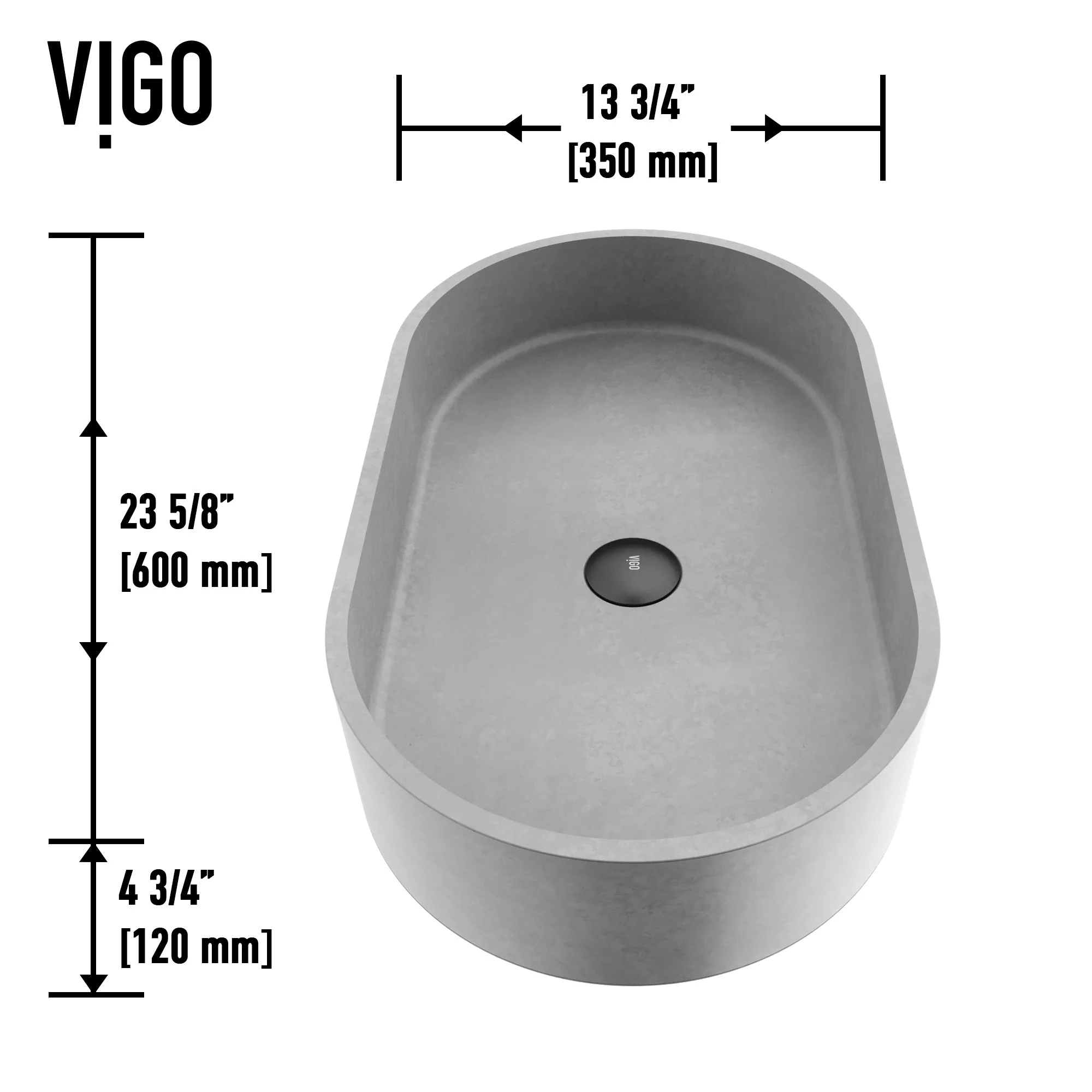 Amada Concreto Stone™ Vessel Sink - Image 16