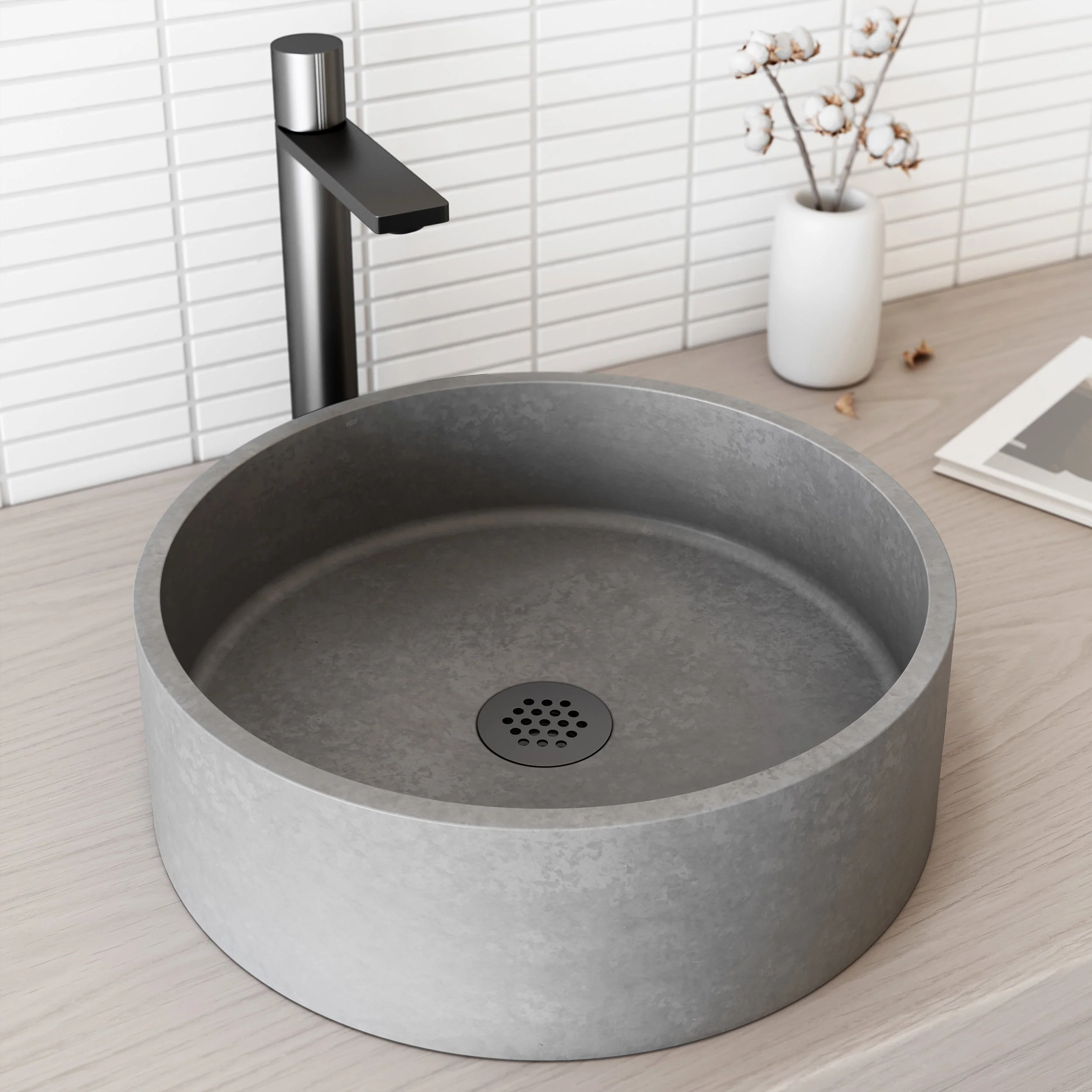 Amada Concreto Stone™ Vessel Sink - Image 18