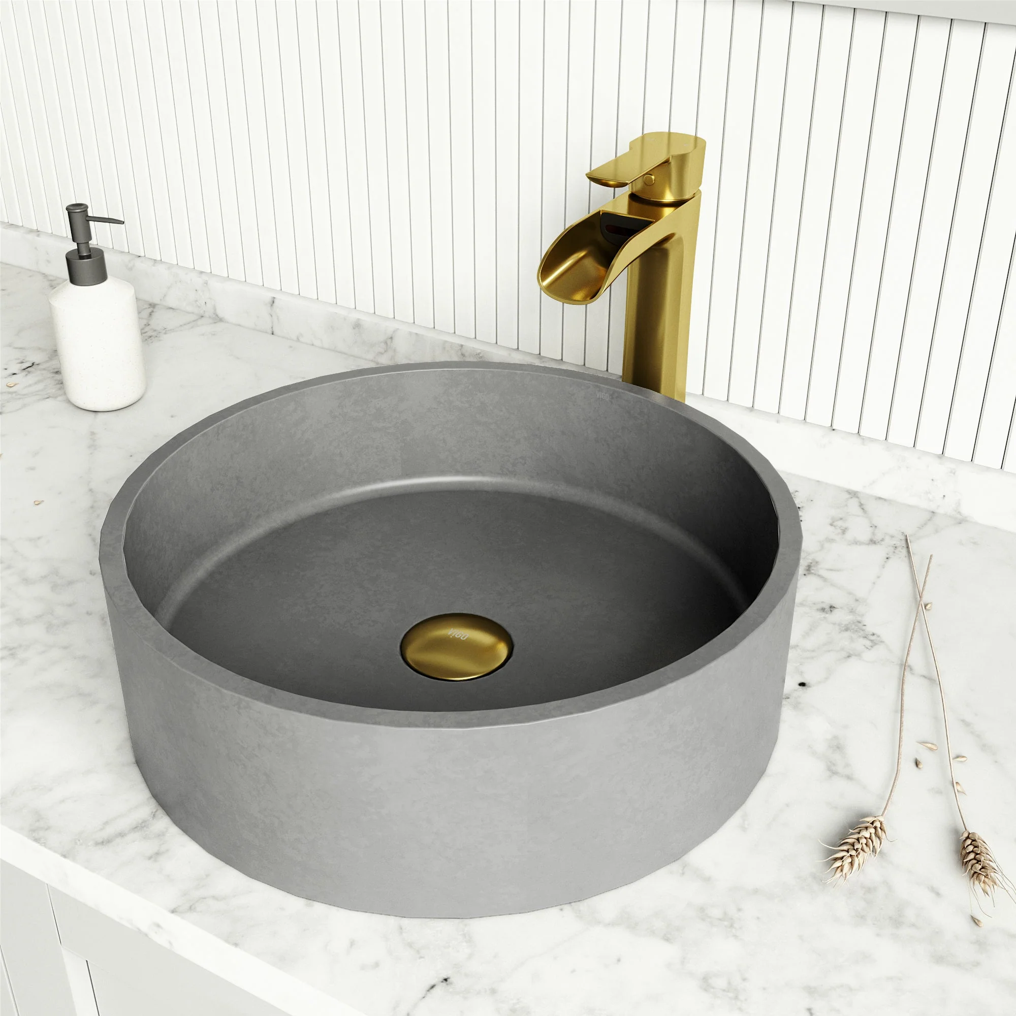 Amada Concreto Stone™ Vessel Sink - Image 19