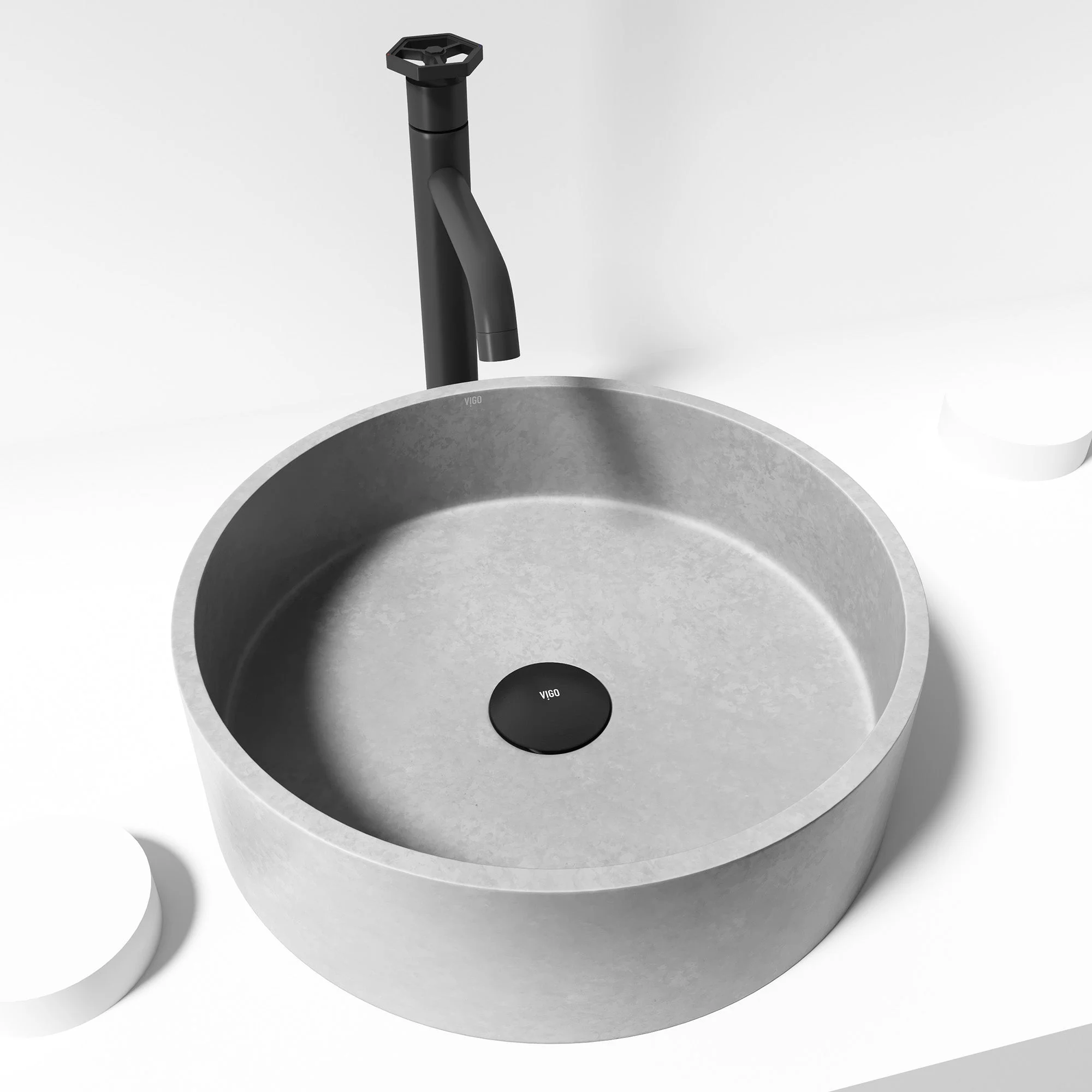 Amada Concreto Stone™ Vessel Sink - Image 3
