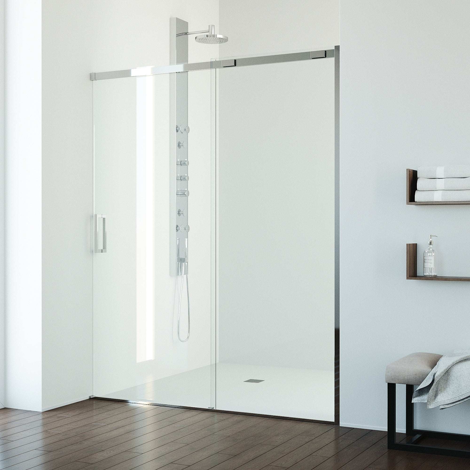 Amada Frameless Sliding Shower Door - Image 16