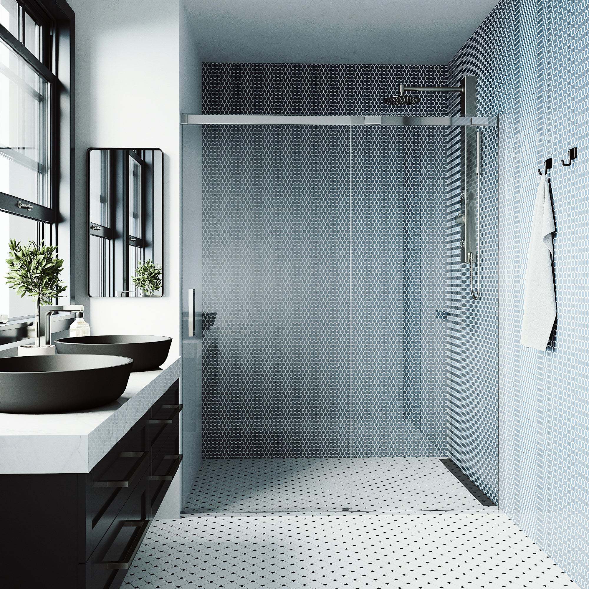 Amada Frameless Sliding Shower Door - Image 17