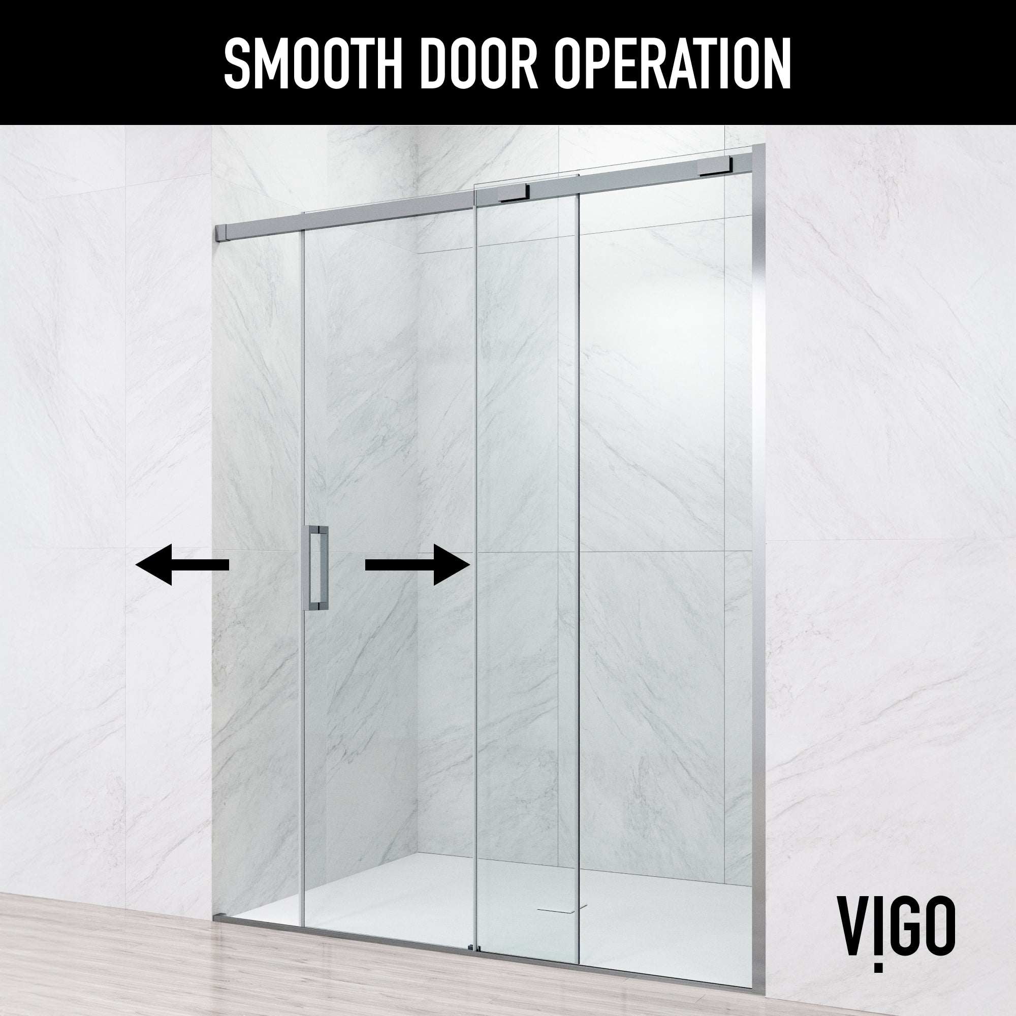 Amada Frameless Sliding Shower Door - Image 19