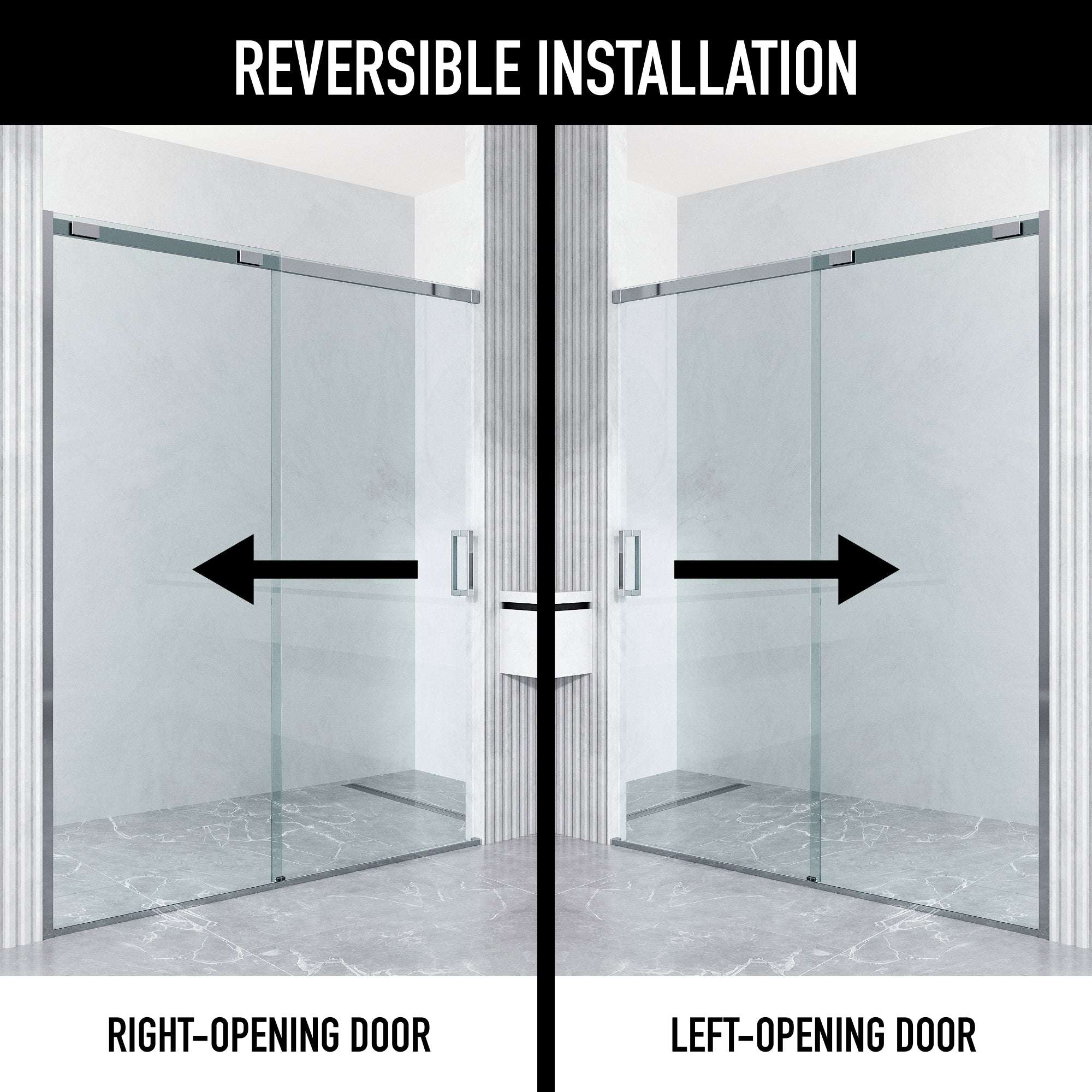 Amada Frameless Sliding Shower Door - Image 21