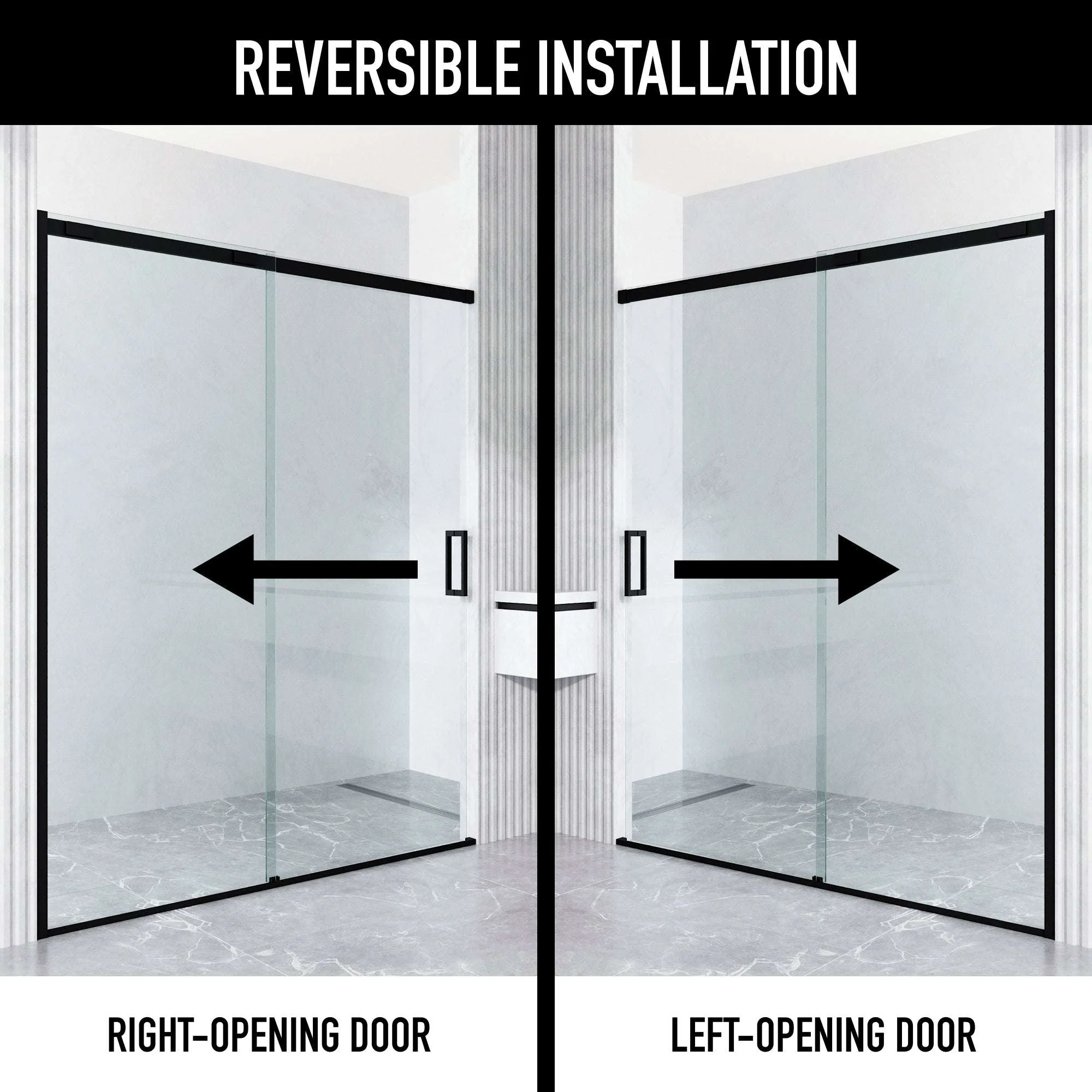 Amada Frameless Sliding Shower Door - Image 36