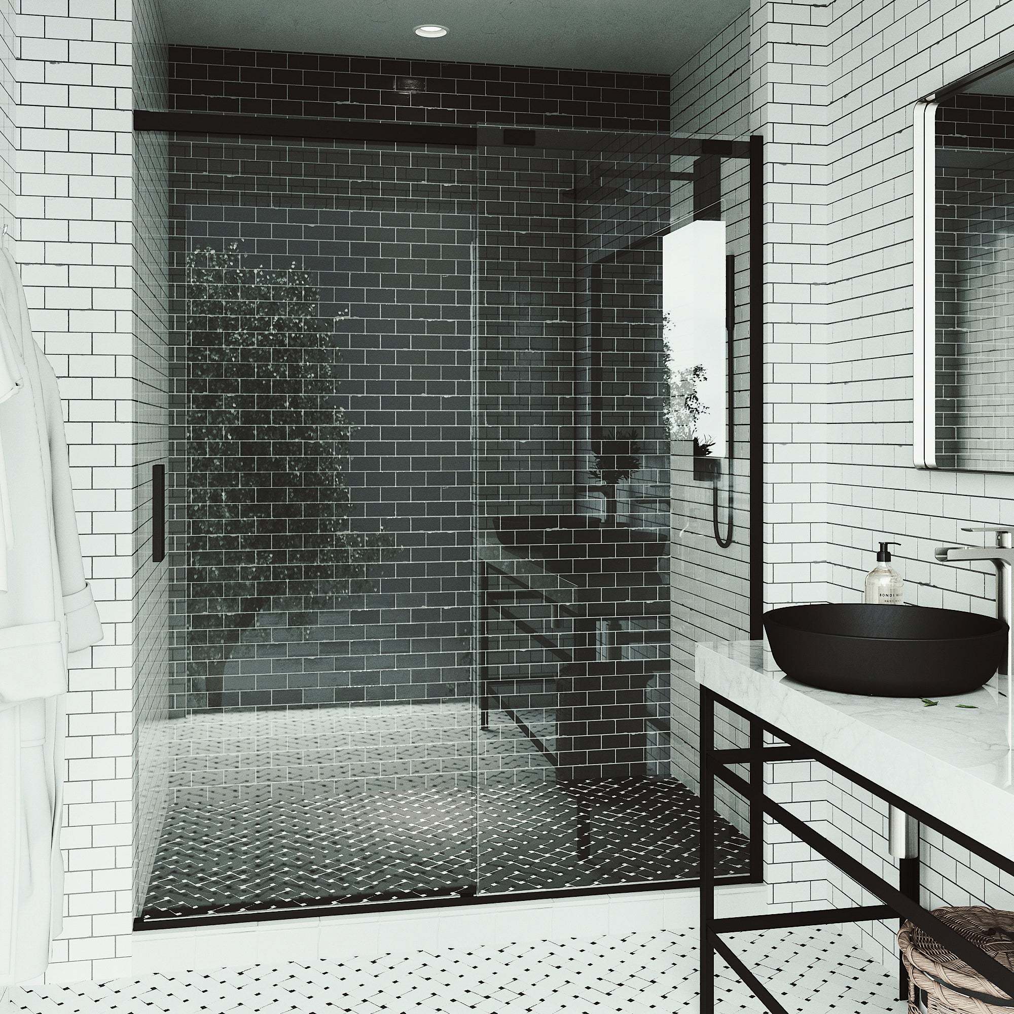 Amada Frameless Sliding Shower Door - Image 42