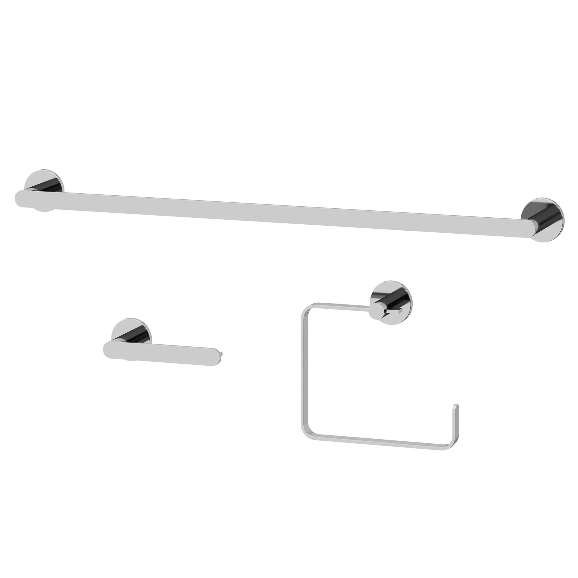 Arden 3-Piece Bath Hardware Set with 24 in. Towel Bar, Toilet Paper Holder, Hand Towel Holder - Image 24