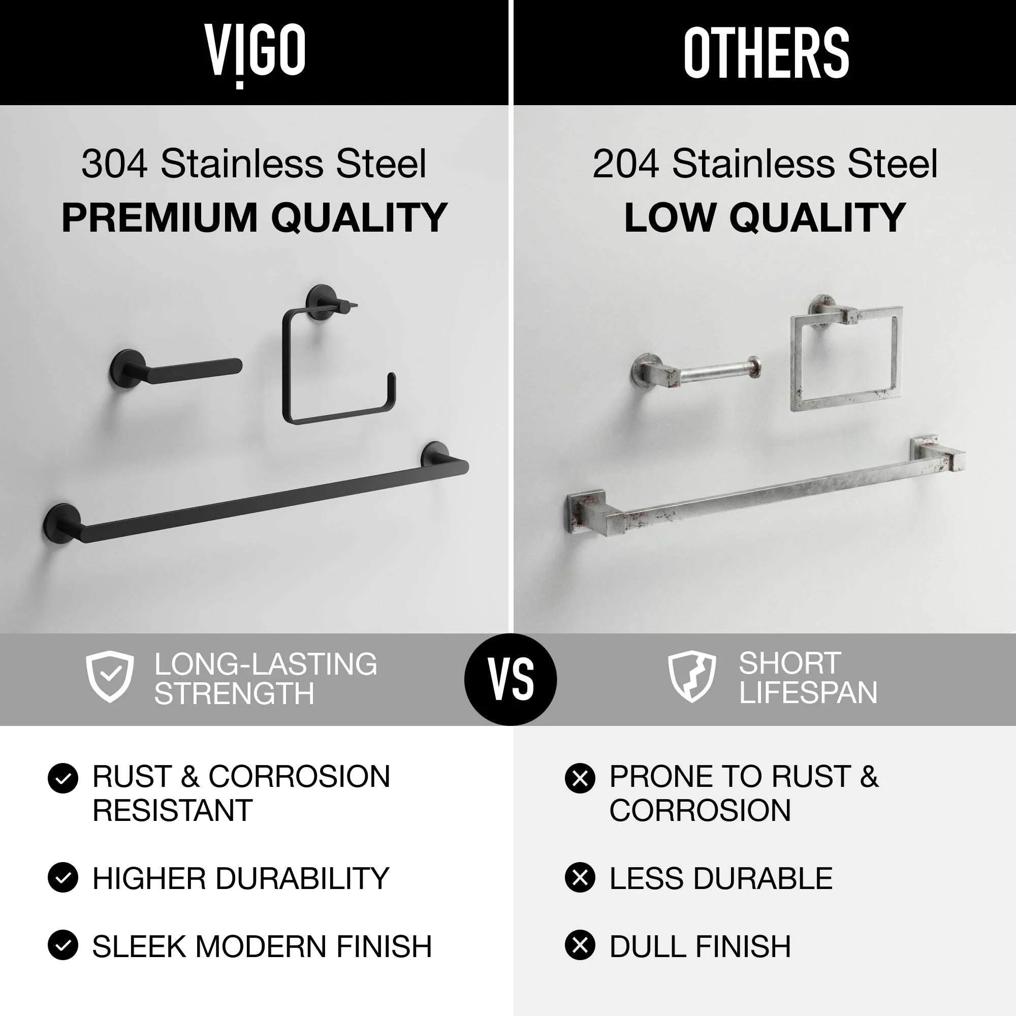 Arden 3-Piece Bath Hardware Set with 24 in. Towel Bar, Toilet Paper Holder, Hand Towel Holder - Image 41