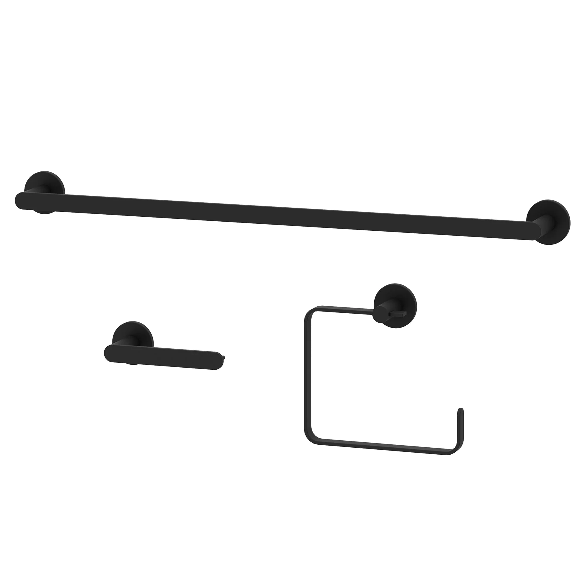 Arden 3-Piece Bath Hardware Set with 24 in. Towel Bar, Toilet Paper Holder, Hand Towel Holder - Image 48