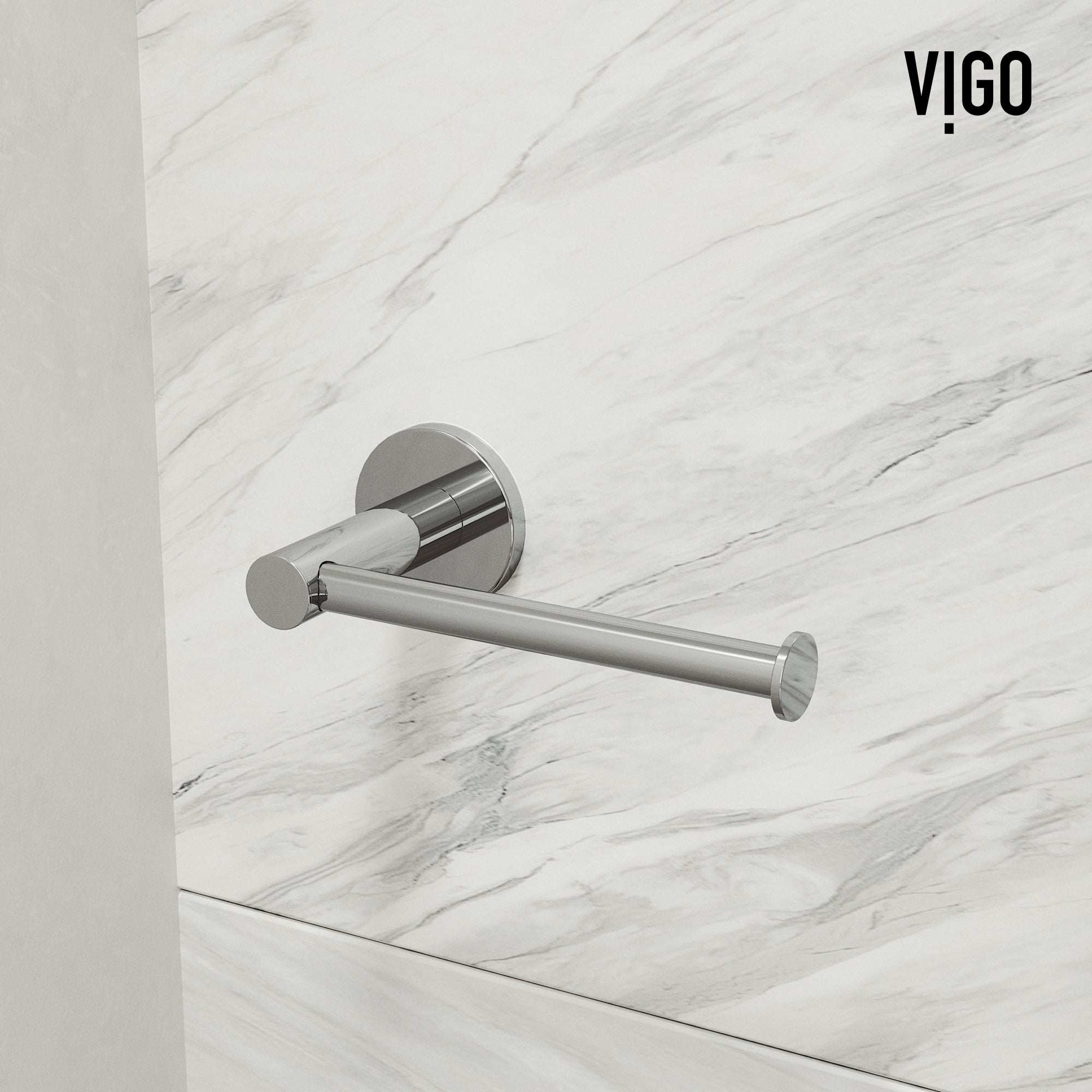 Cass 3-Piece Bath Hardware Set with 24 in. Towel Bar, Toilet Paper Holder, Hand Towel Holder - Image 10