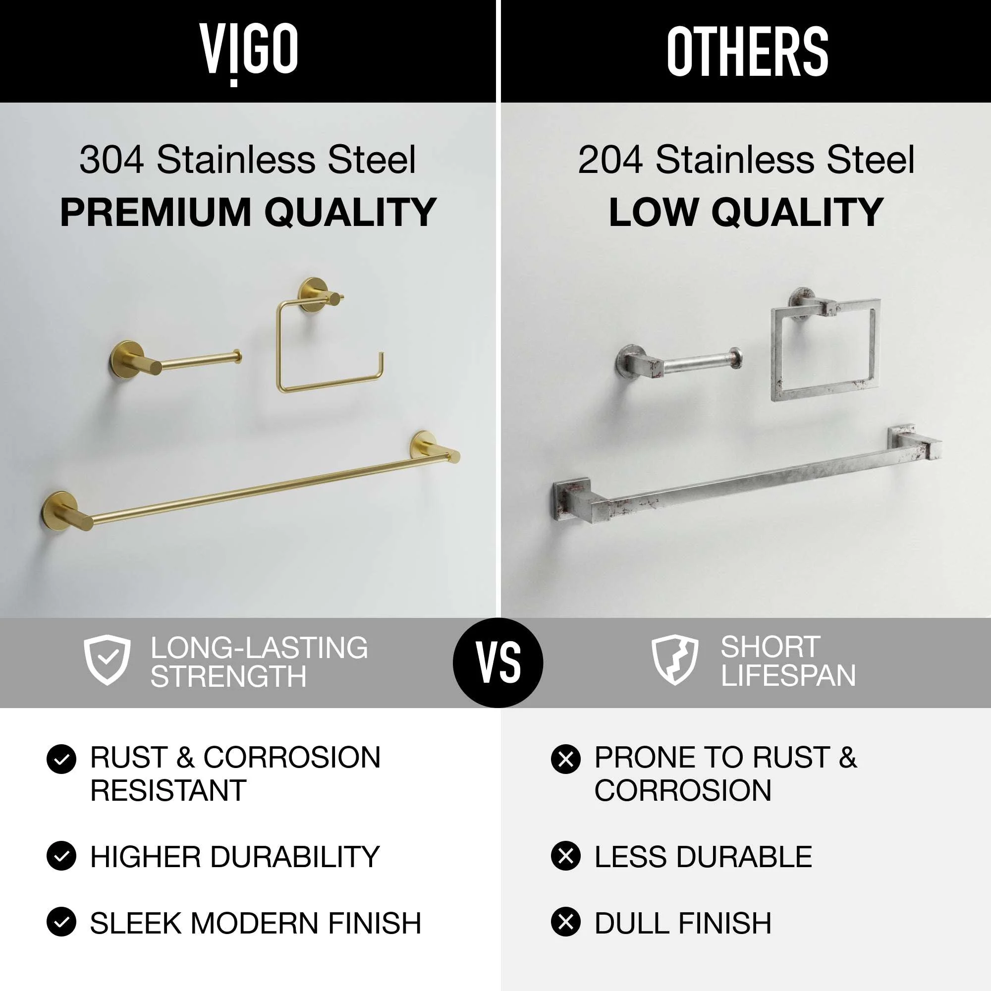 Cass 3-Piece Bath Hardware Set with 24 in. Towel Bar, Toilet Paper Holder, Hand Towel Holder - Image 17
