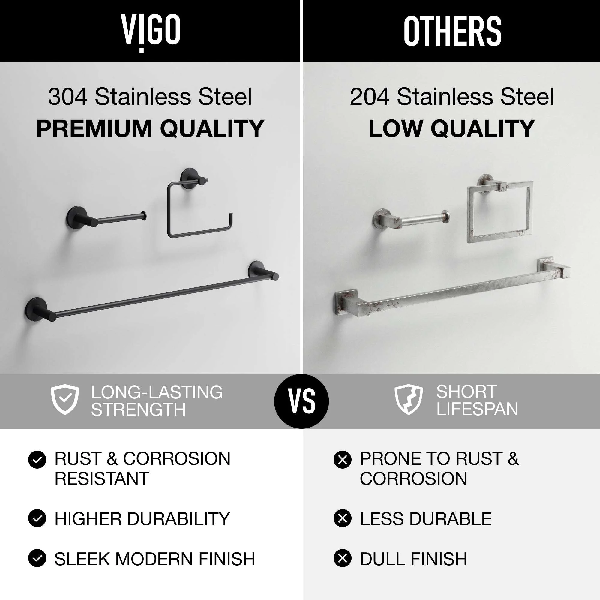 Cass 3-Piece Bath Hardware Set with 24 in. Towel Bar, Toilet Paper Holder, Hand Towel Holder - Image 41