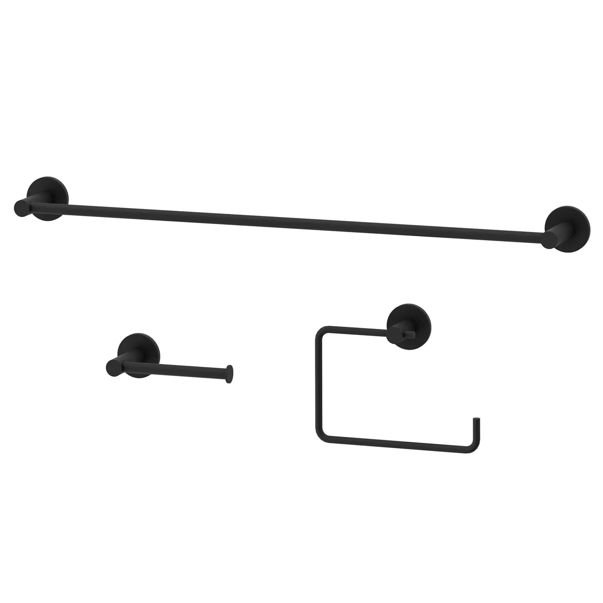 Cass 3-Piece Bath Hardware Set with 24 in. Towel Bar, Toilet Paper Holder, Hand Towel Holder - Image 48