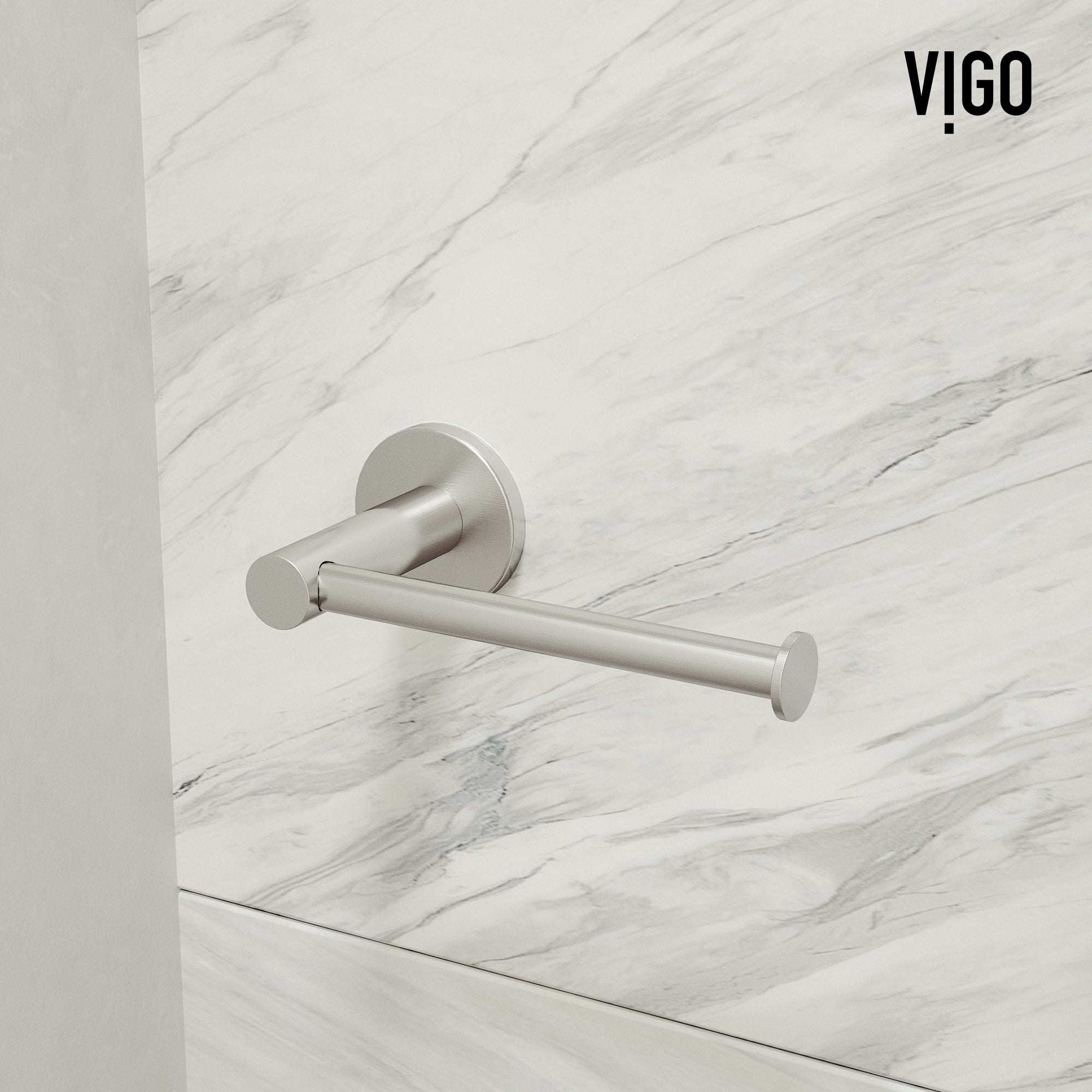 Cass 4-Piece Bath Hardware Set with 24 in. Towel Bar, Toilet Paper Holder, Hand Towel Holder, Hook - Image 10
