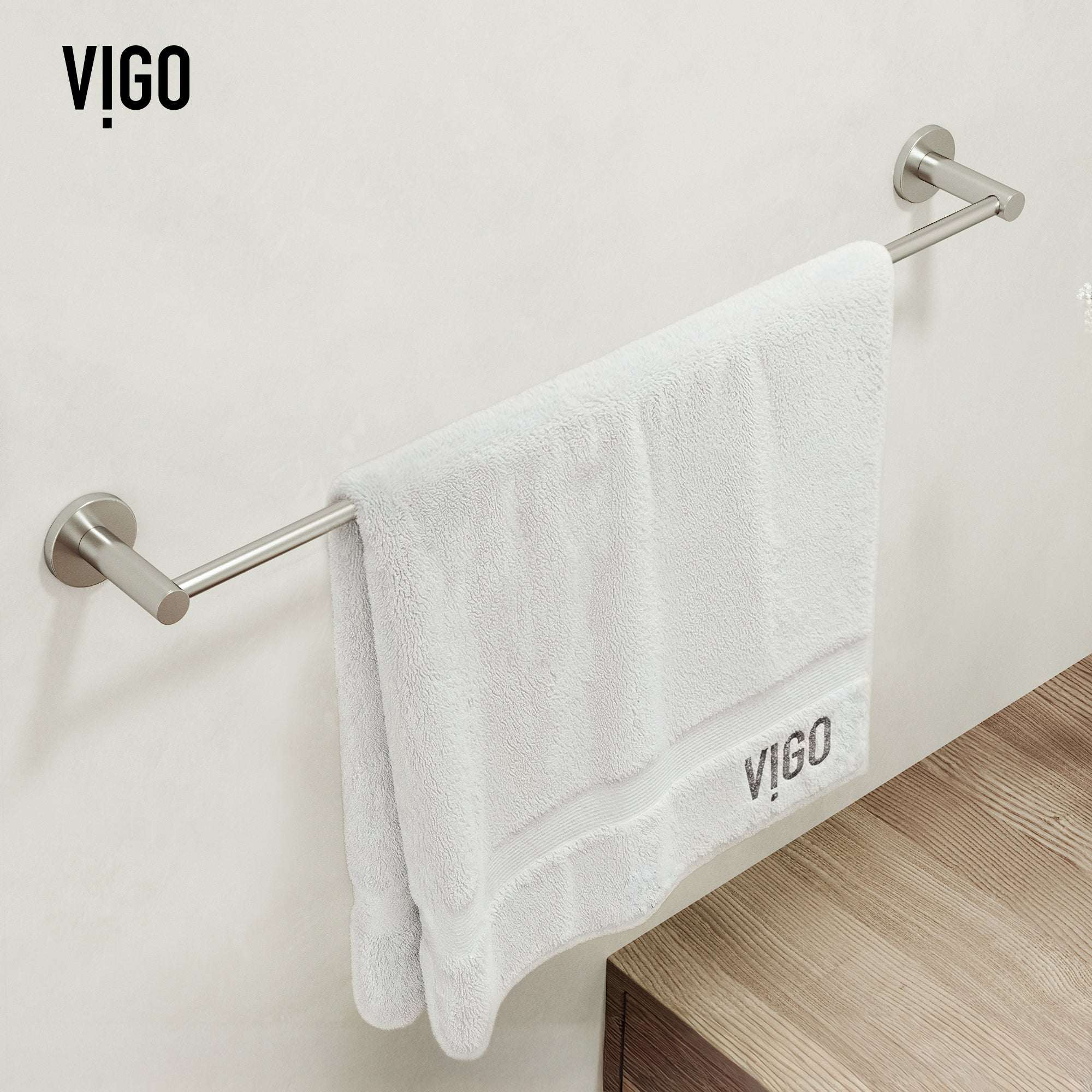 Cass 4-Piece Bath Hardware Set with 24 in. Towel Bar, Toilet Paper Holder, Hand Towel Holder, Hook - Image 12