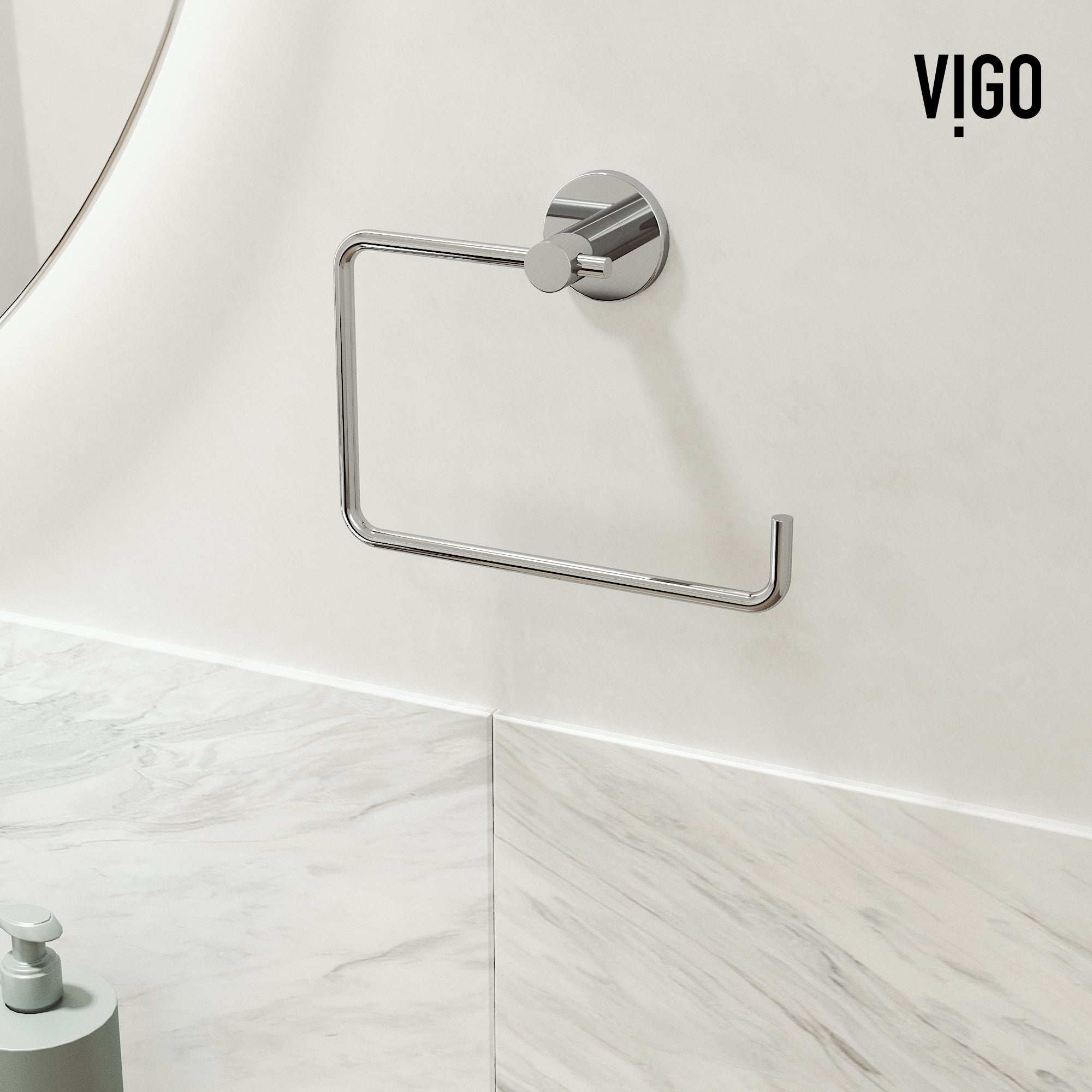 Cass 4-Piece Bath Hardware Set with 24 in. Towel Bar, Toilet Paper Holder, Hand Towel Holder, Hook - Image 21