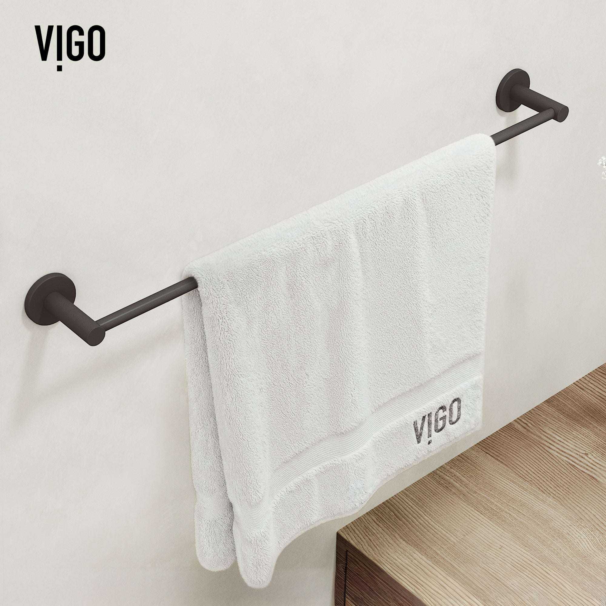 Cass 4-Piece Bath Hardware Set with 24 in. Towel Bar, Toilet Paper Holder, Hand Towel Holder, Hook - Image 51