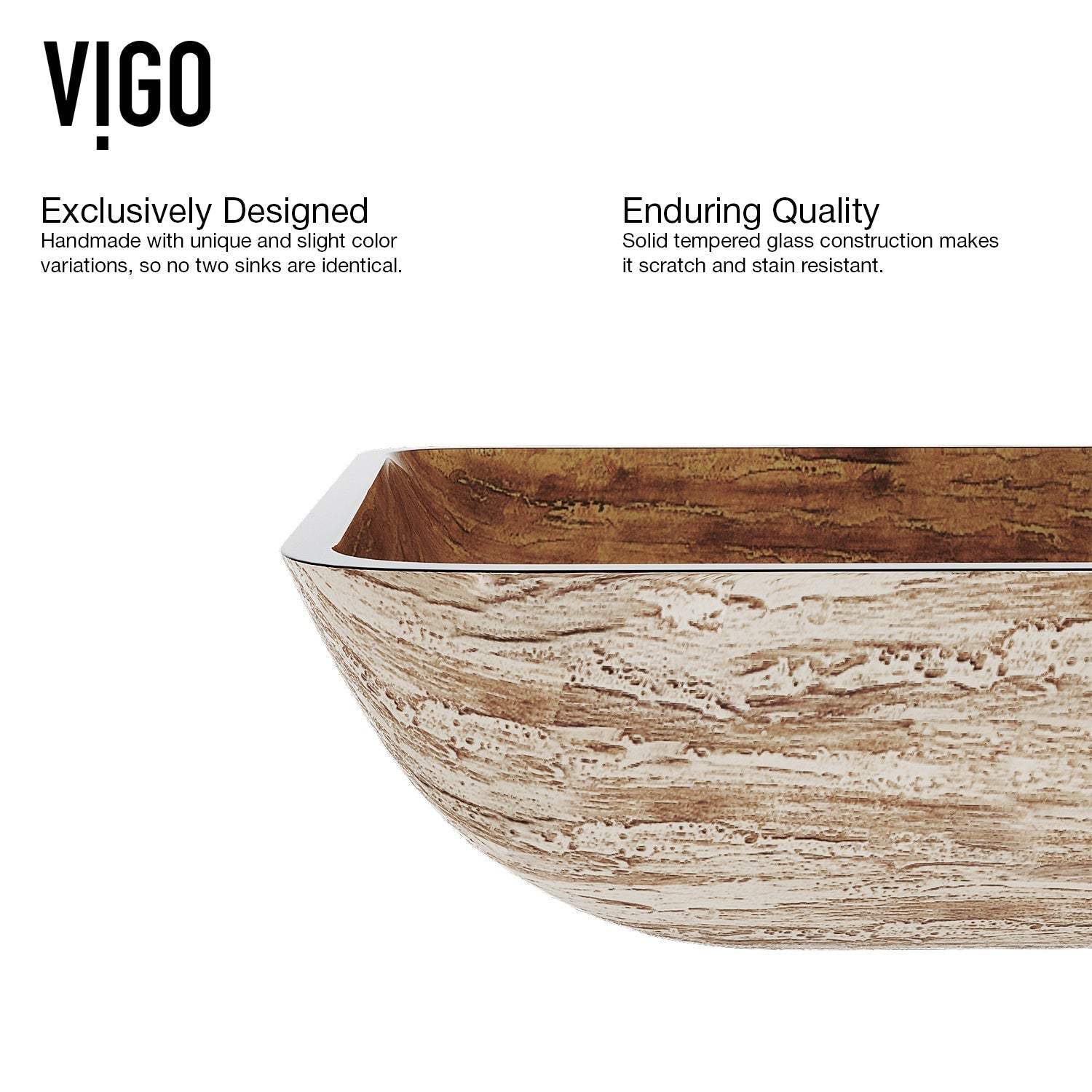 Donatella Rectangular Glass Vessel Sink - Image 24