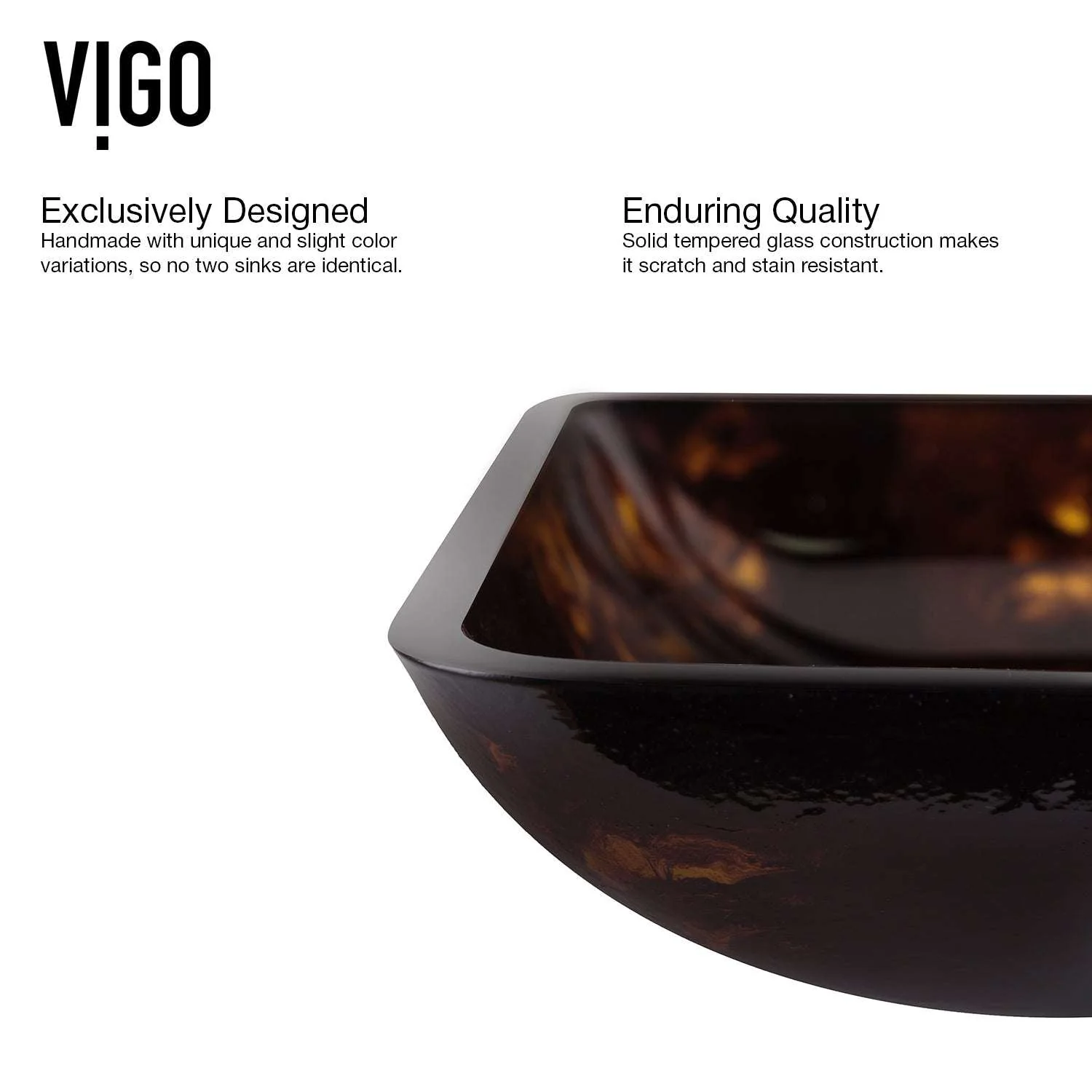Donatella Rectangular Glass Vessel Sink - Image 32