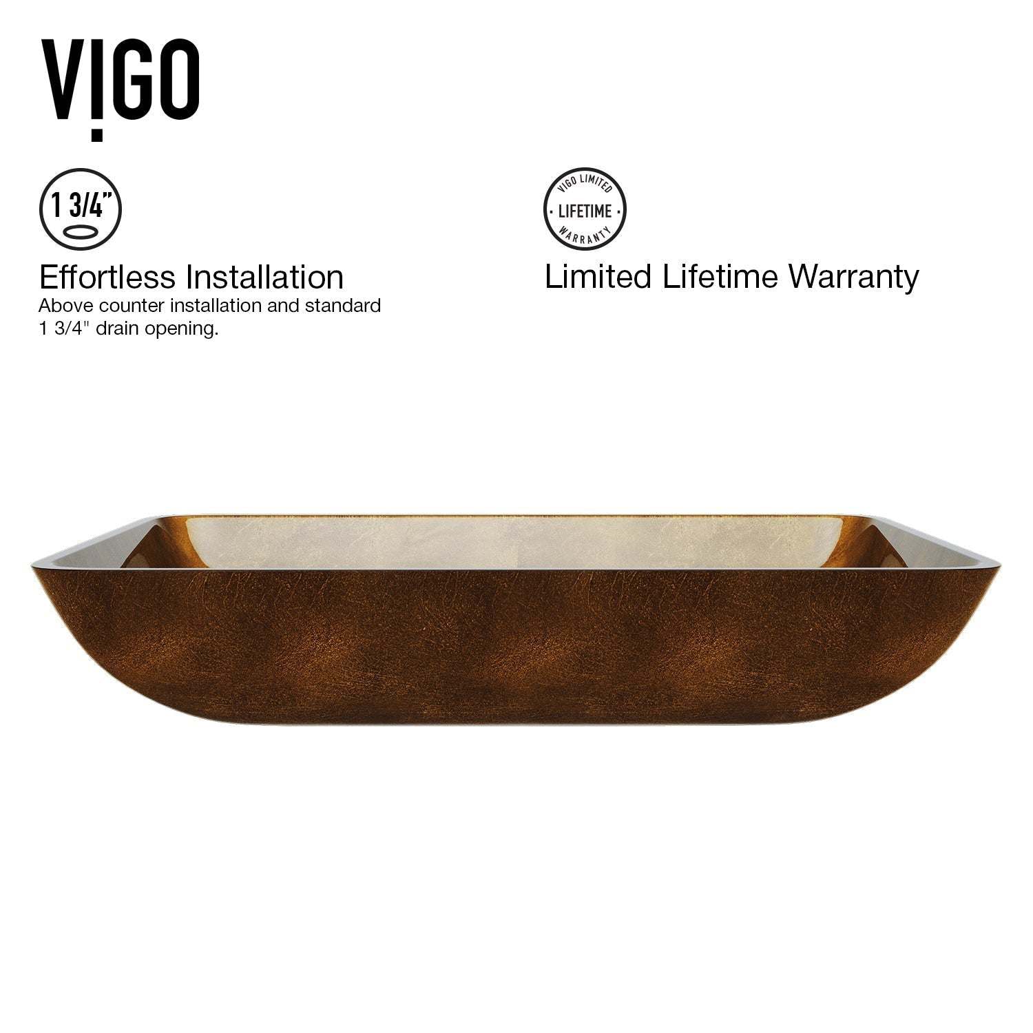 Donatella Rectangular Glass Vessel Sink - Image 38
