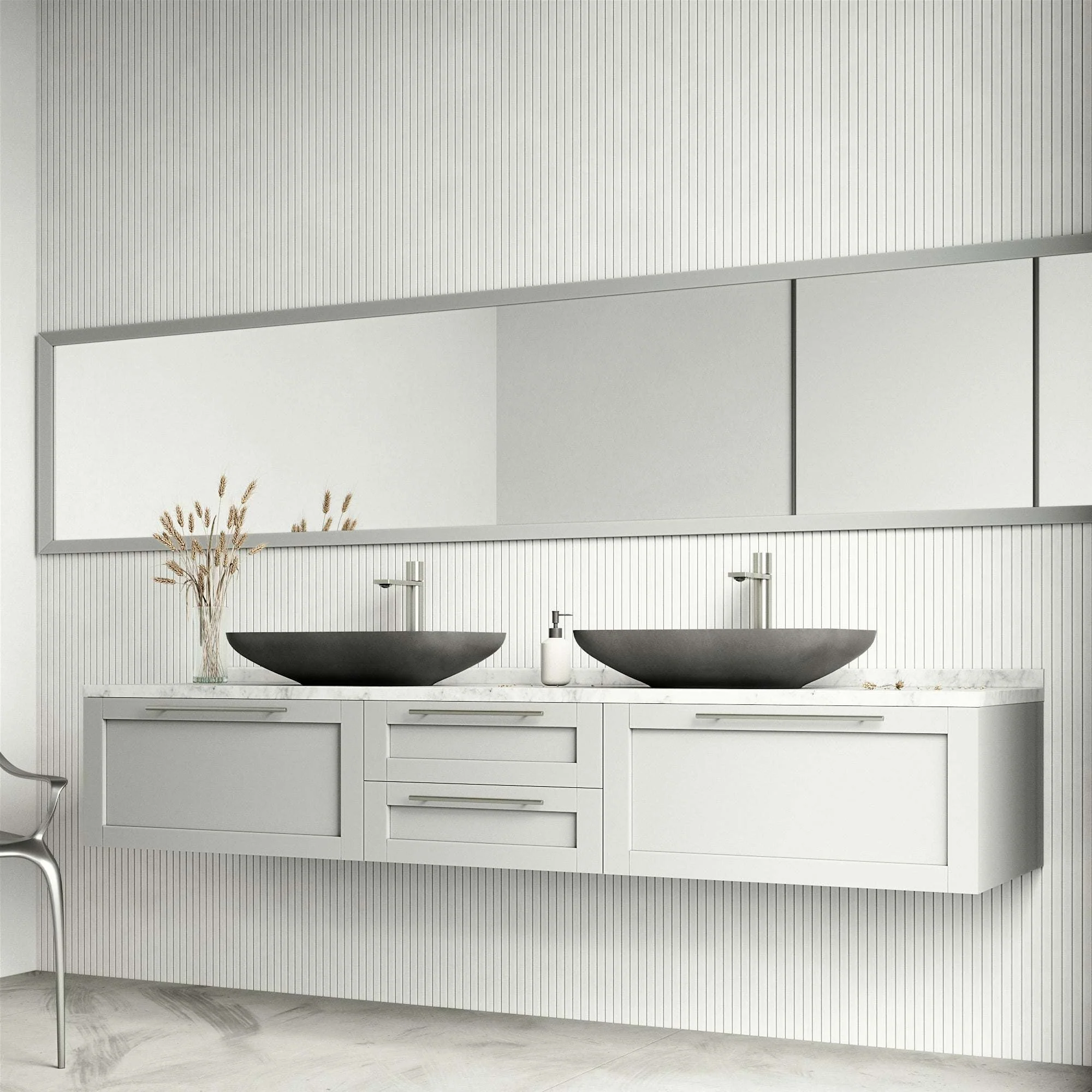 Donatella Rectangular Glass Vessel Sink - Image 44