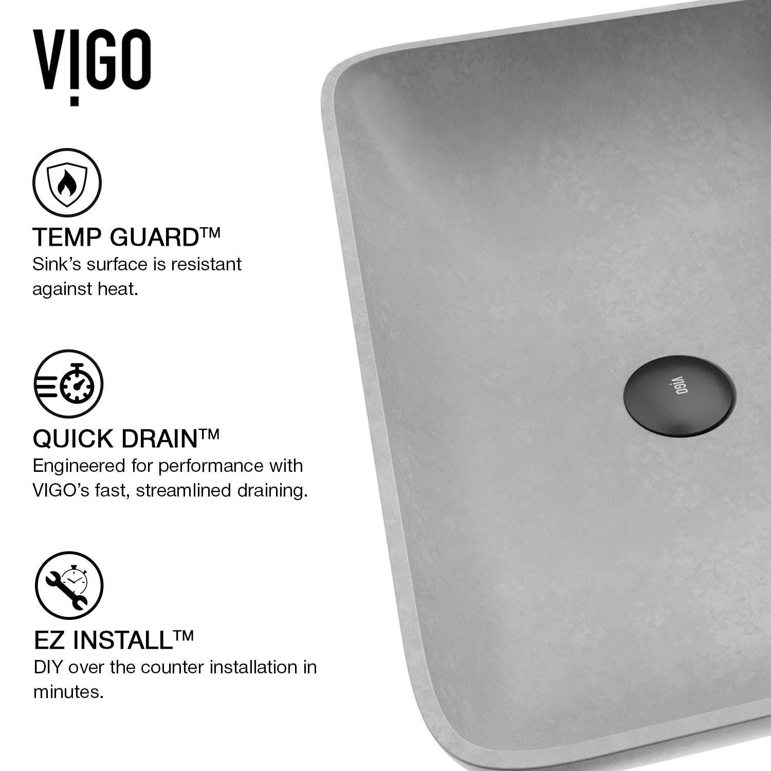 Donatella Rectangular Glass Vessel Sink - Image 46