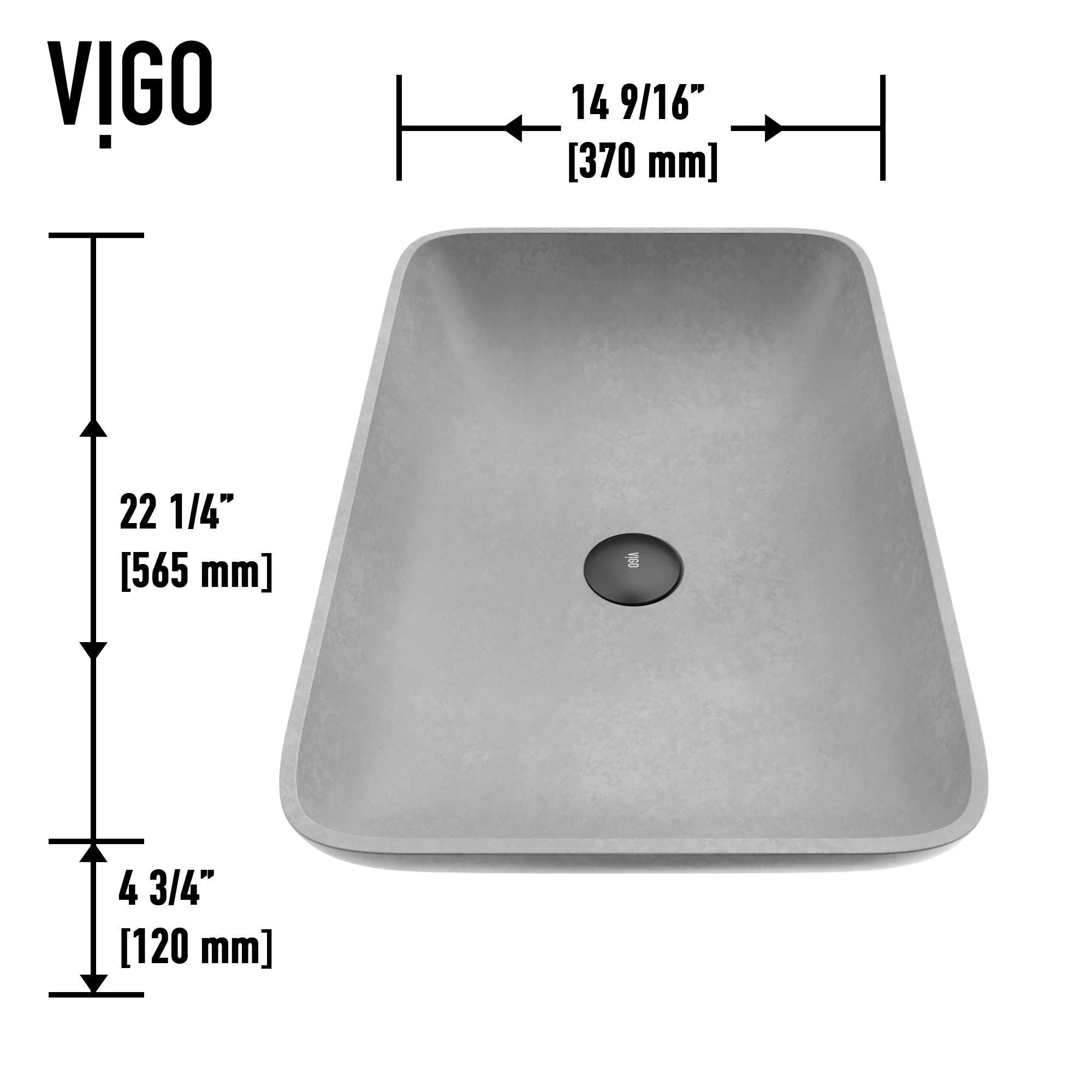 Donatella Rectangular Glass Vessel Sink - Image 47