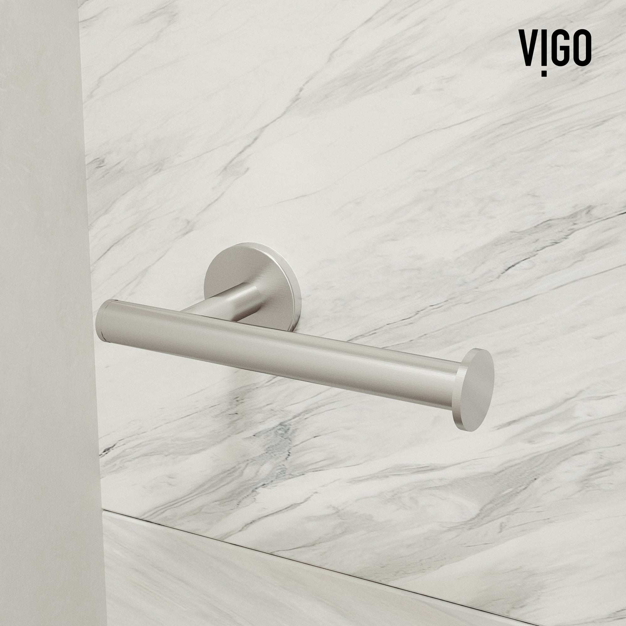 Elan 3-Piece Bath Hardware Set with 24 in. Towel Bar, Toilet Paper Holder, Hand Towel Holder - Image 10