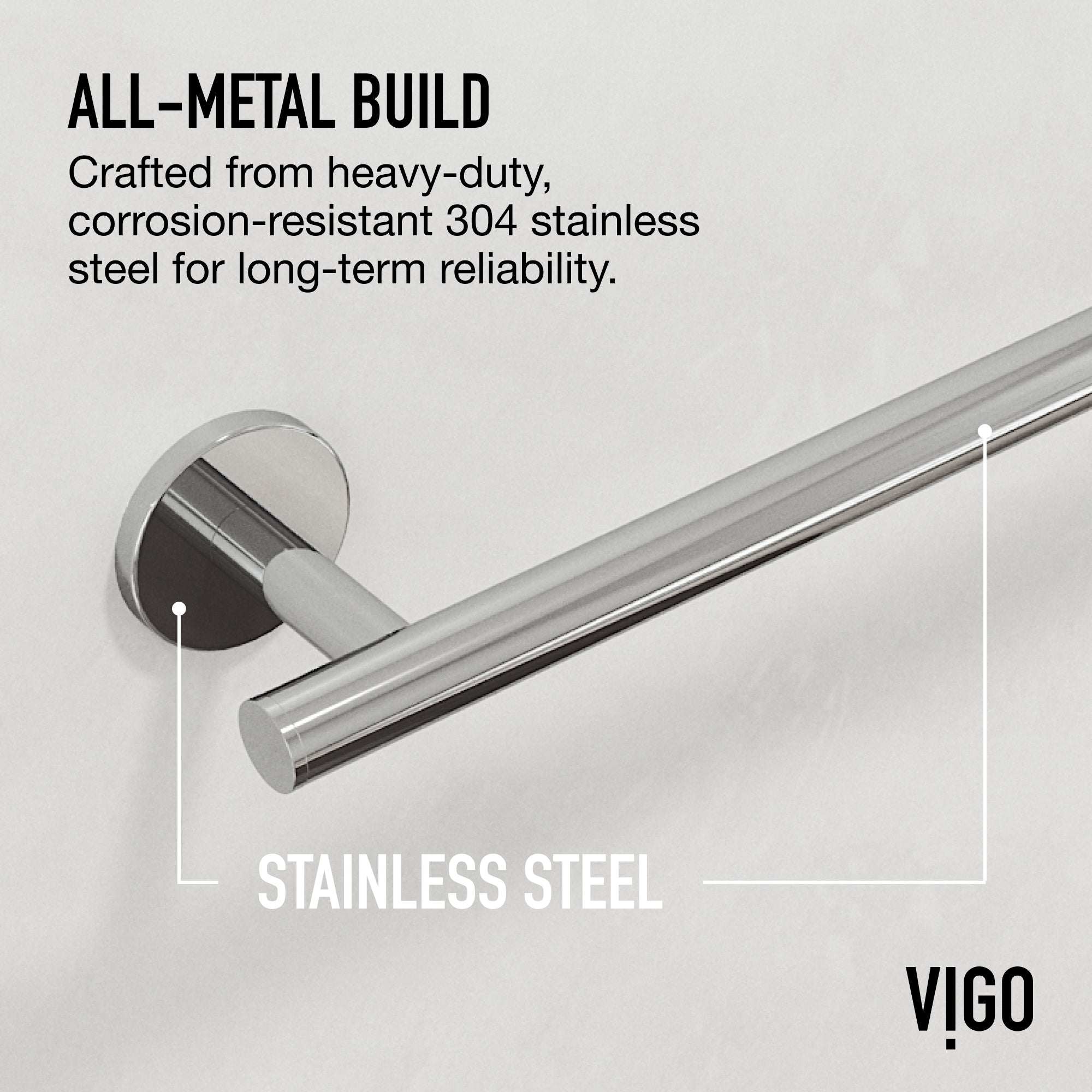 Elan 3-Piece Bath Hardware Set with 24 in. Towel Bar, Toilet Paper Holder, Hand Towel Holder - Image 16