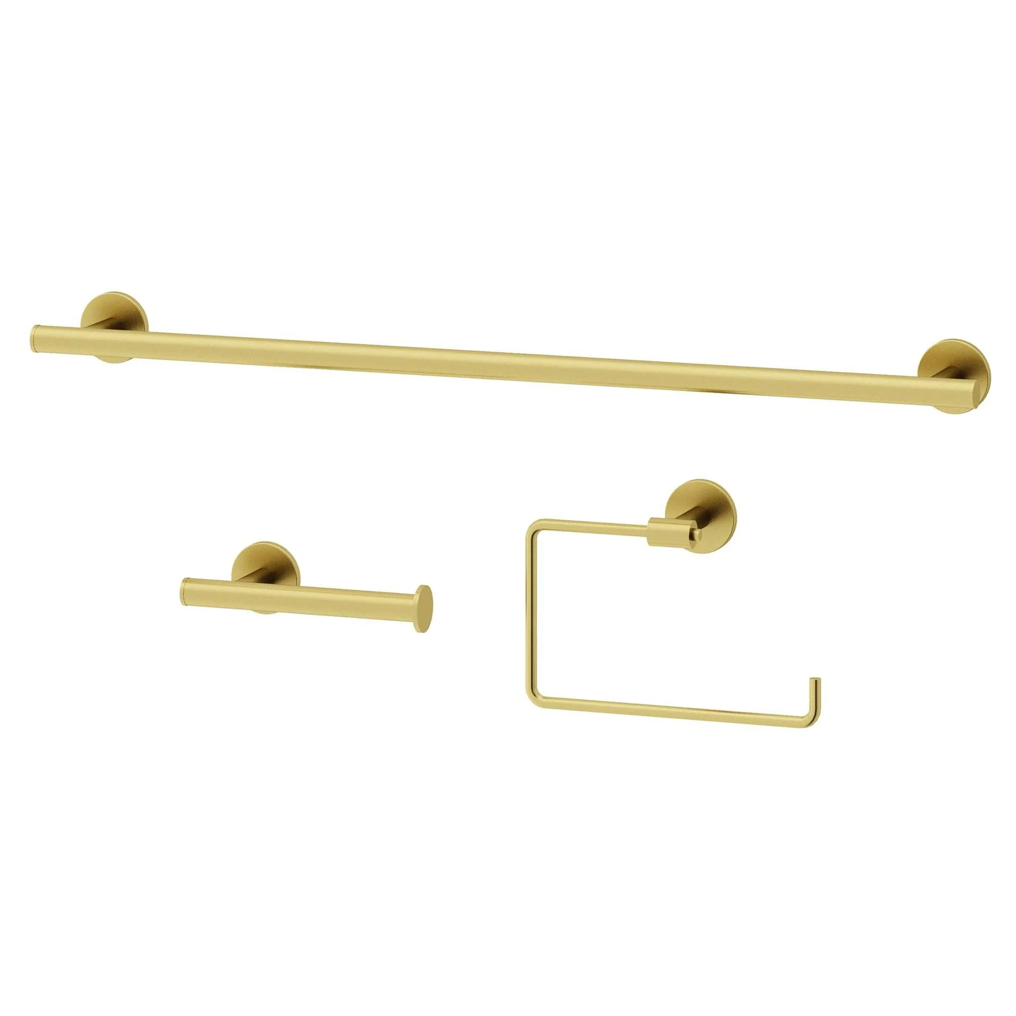 Elan 3-Piece Bath Hardware Set with 24 in. Towel Bar, Toilet Paper Holder, Hand Towel Holder - Image 36
