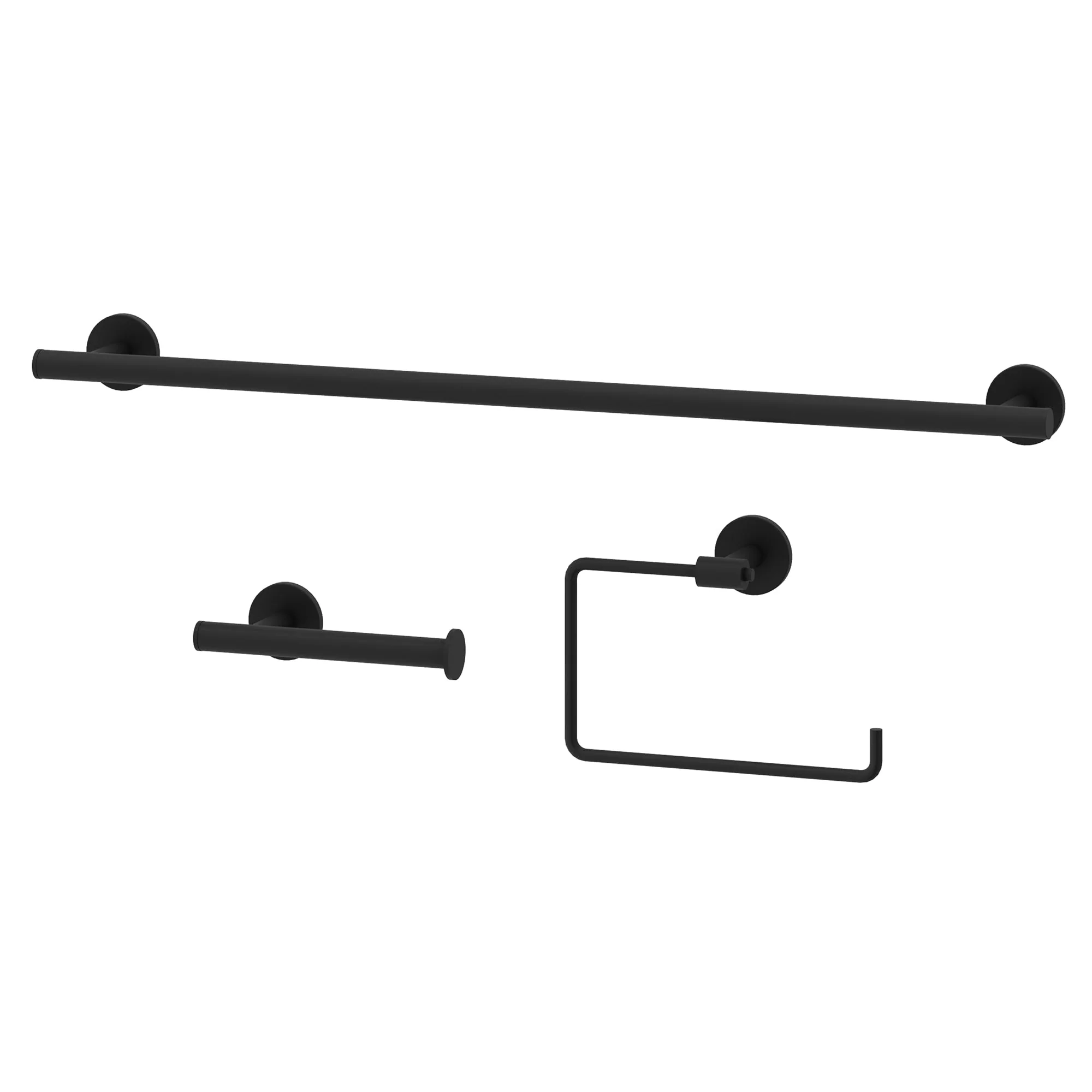 Elan 3-Piece Bath Hardware Set with 24 in. Towel Bar, Toilet Paper Holder, Hand Towel Holder - Image 48