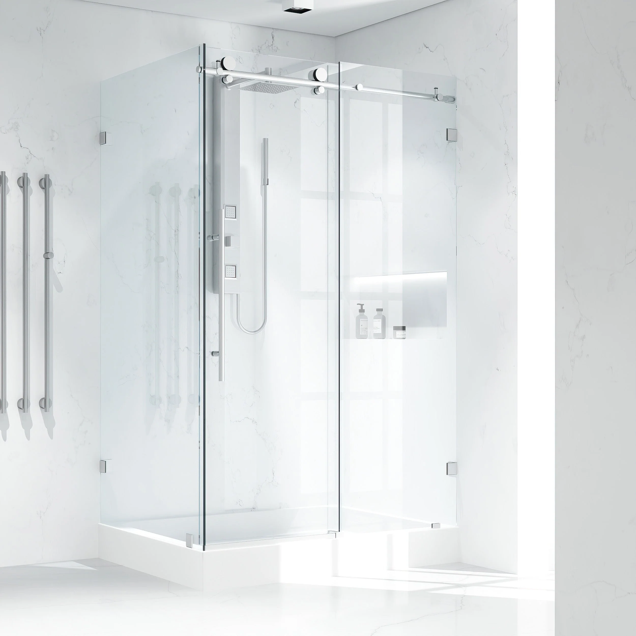 Elan E-Class Frameless Rectangle Shower Enclosure - Image 119