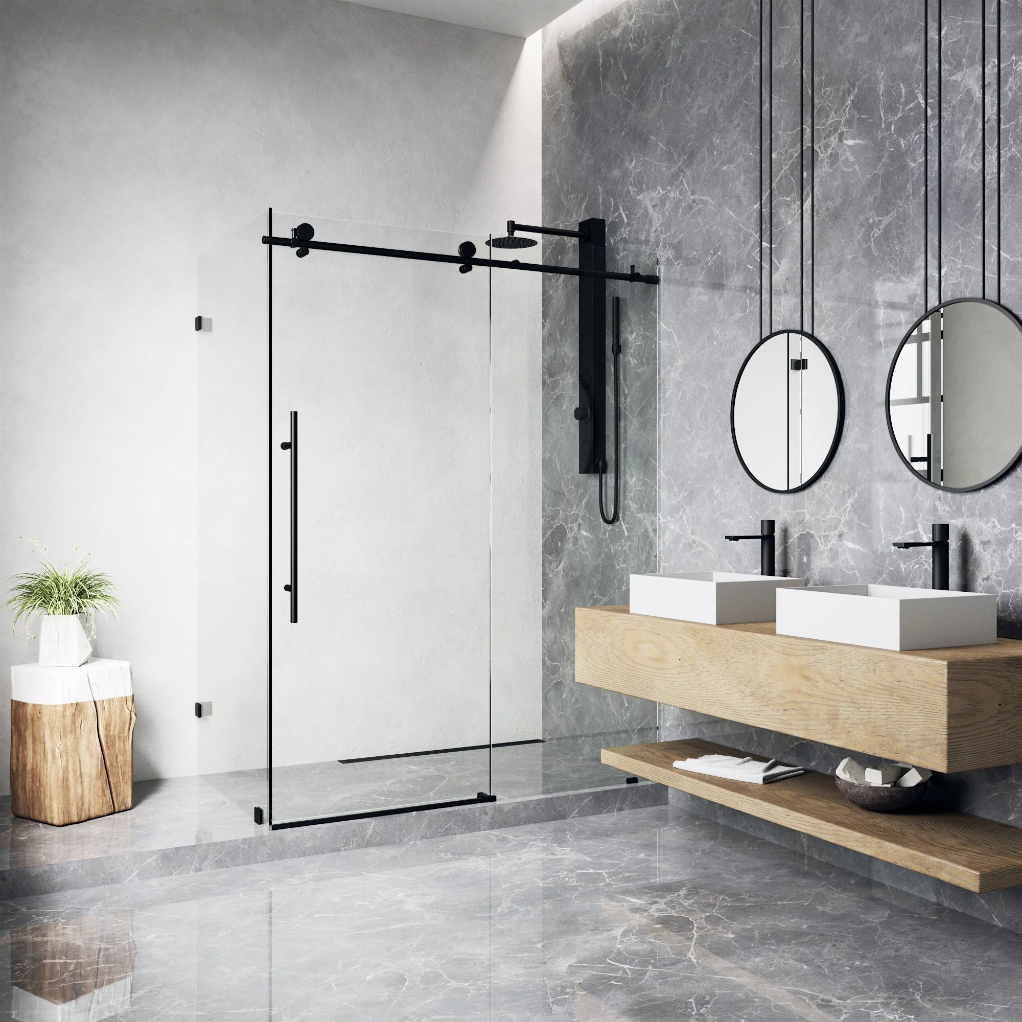 Elan E-Class Frameless Rectangle Shower Enclosure - Image 12