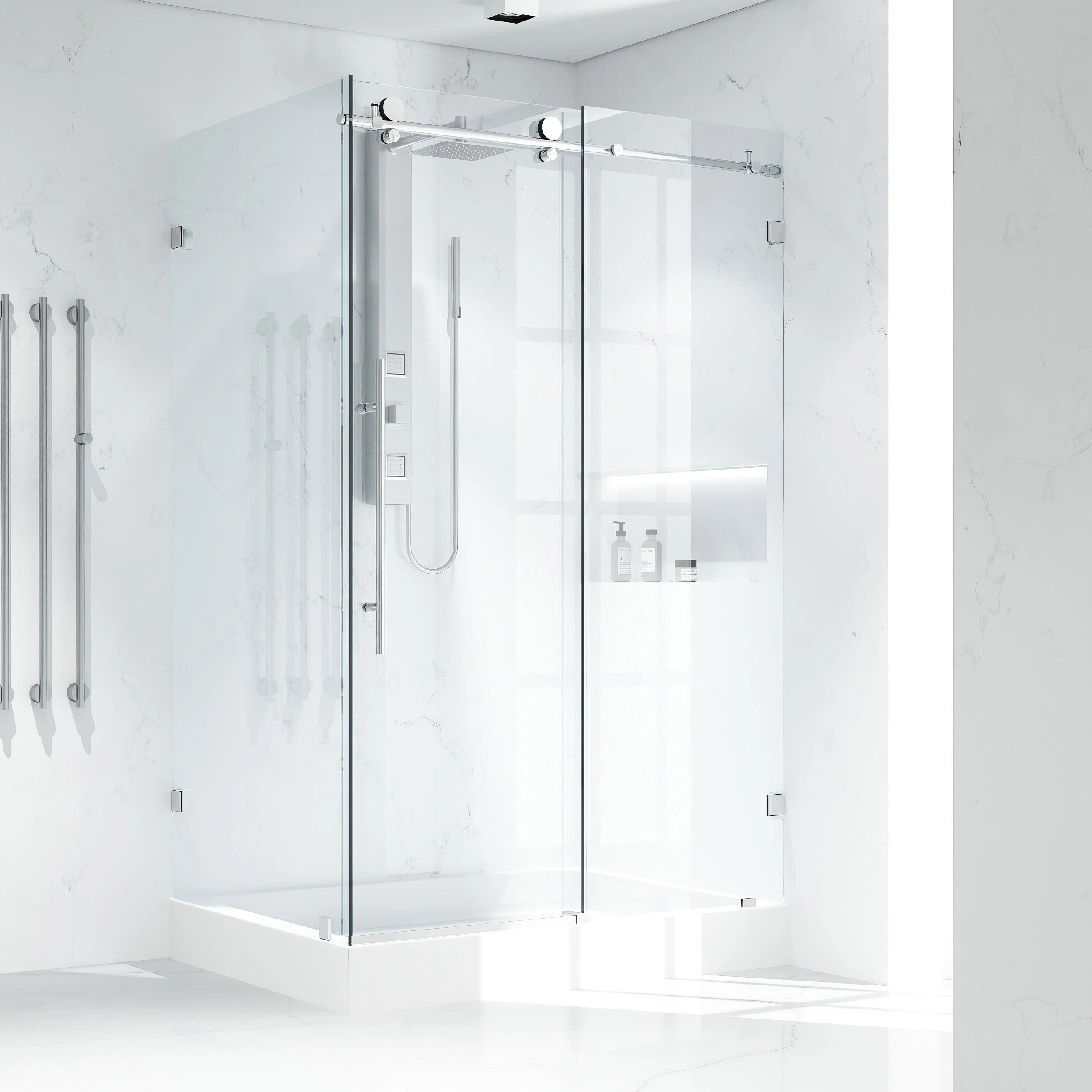 Elan E-Class Frameless Rectangle Shower Enclosure - Image 122