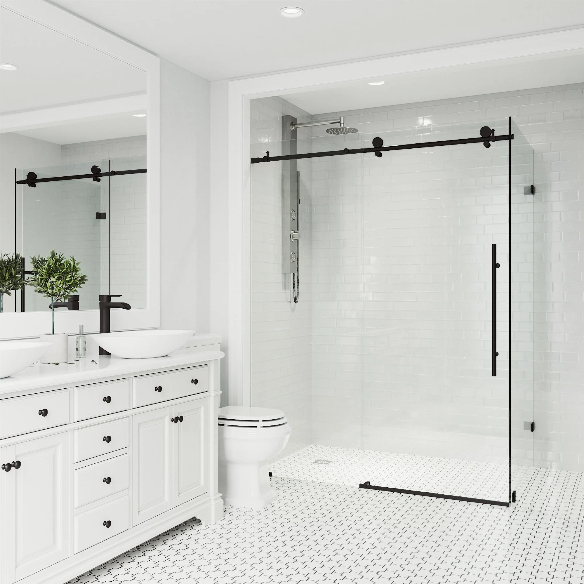 Elan E-Class Frameless Rectangle Shower Enclosure - Image 13