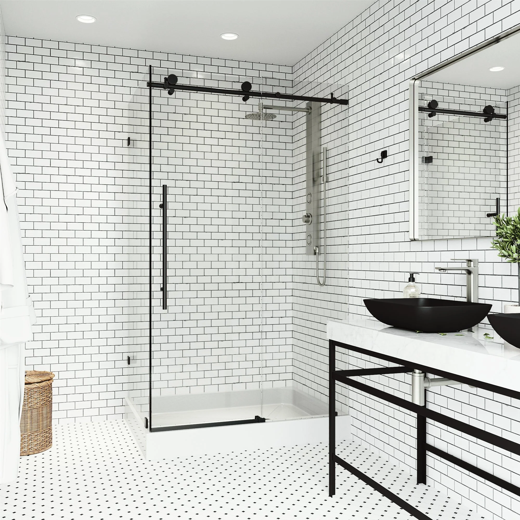 Elan E-Class Frameless Rectangle Shower Enclosure - Image 132