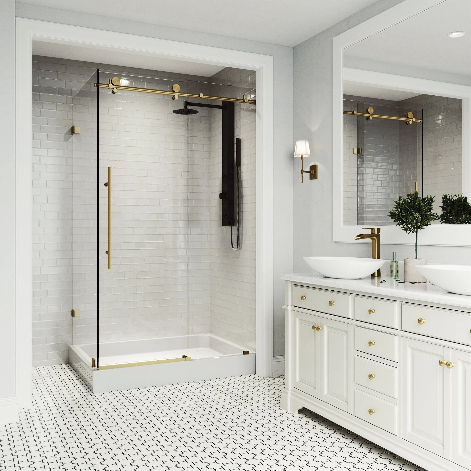 Elan E-Class Frameless Rectangle Shower Enclosure - Image 141