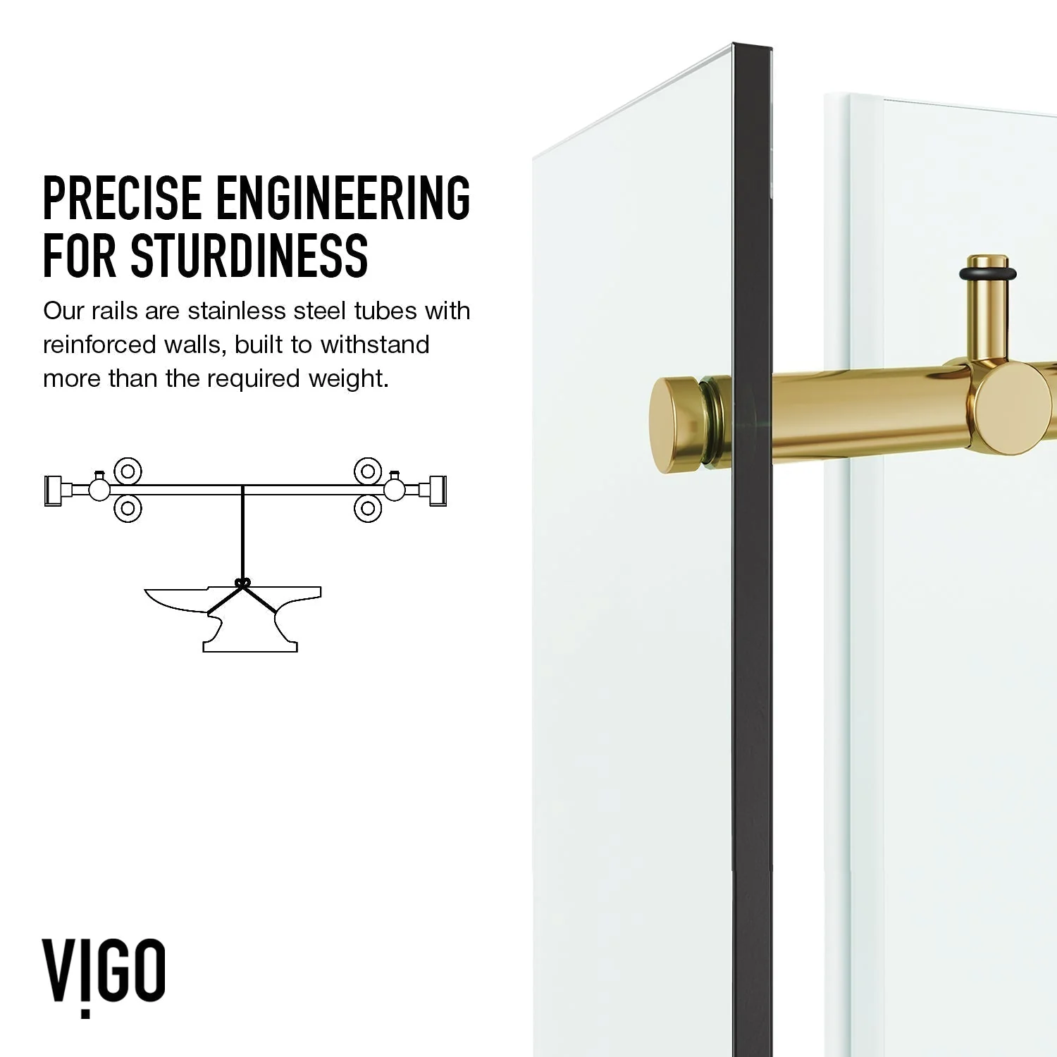 Elan E-Class Frameless Rectangle Shower Enclosure - Image 146