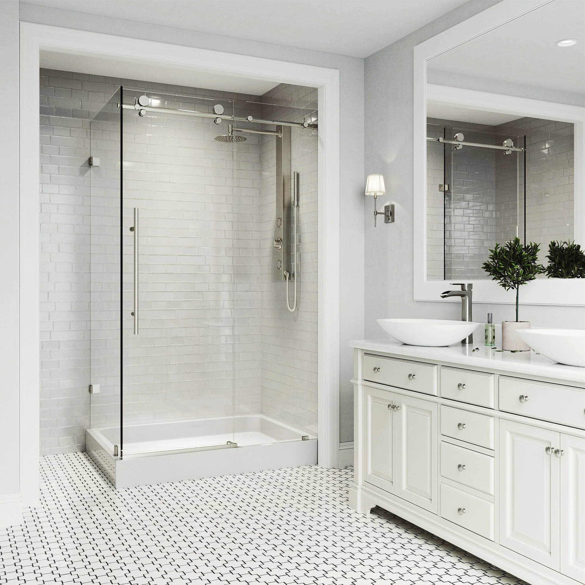 Elan E-Class Frameless Rectangle Shower Enclosure - Image 151