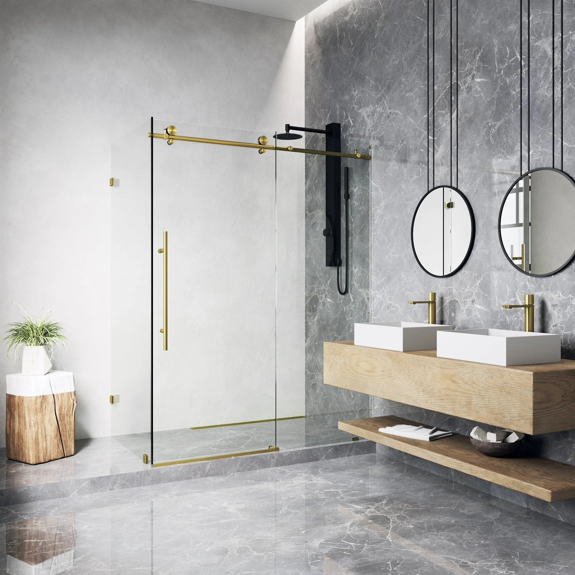 Elan E-Class Frameless Rectangle Shower Enclosure - Image 23