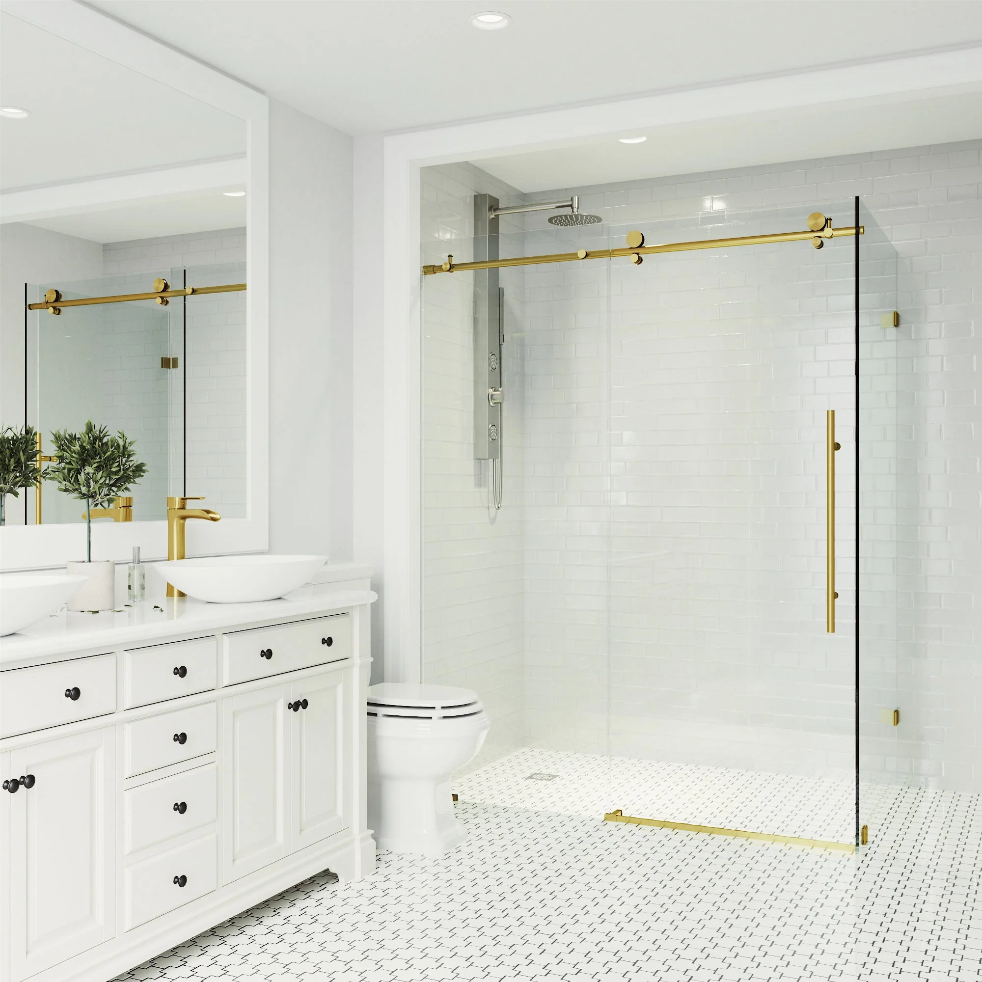 Elan E-Class Frameless Rectangle Shower Enclosure - Image 24