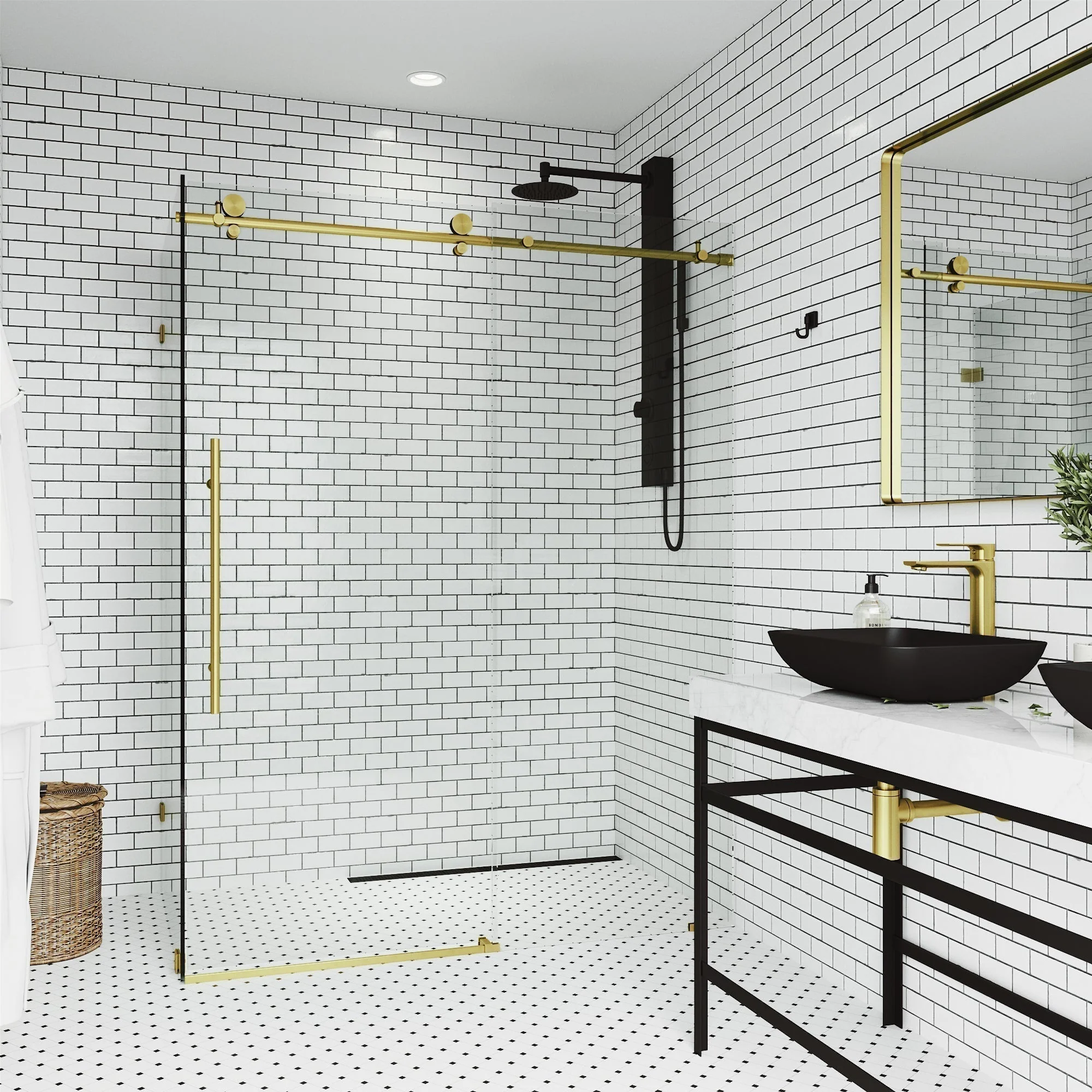 Elan E-Class Frameless Rectangle Shower Enclosure - Image 26