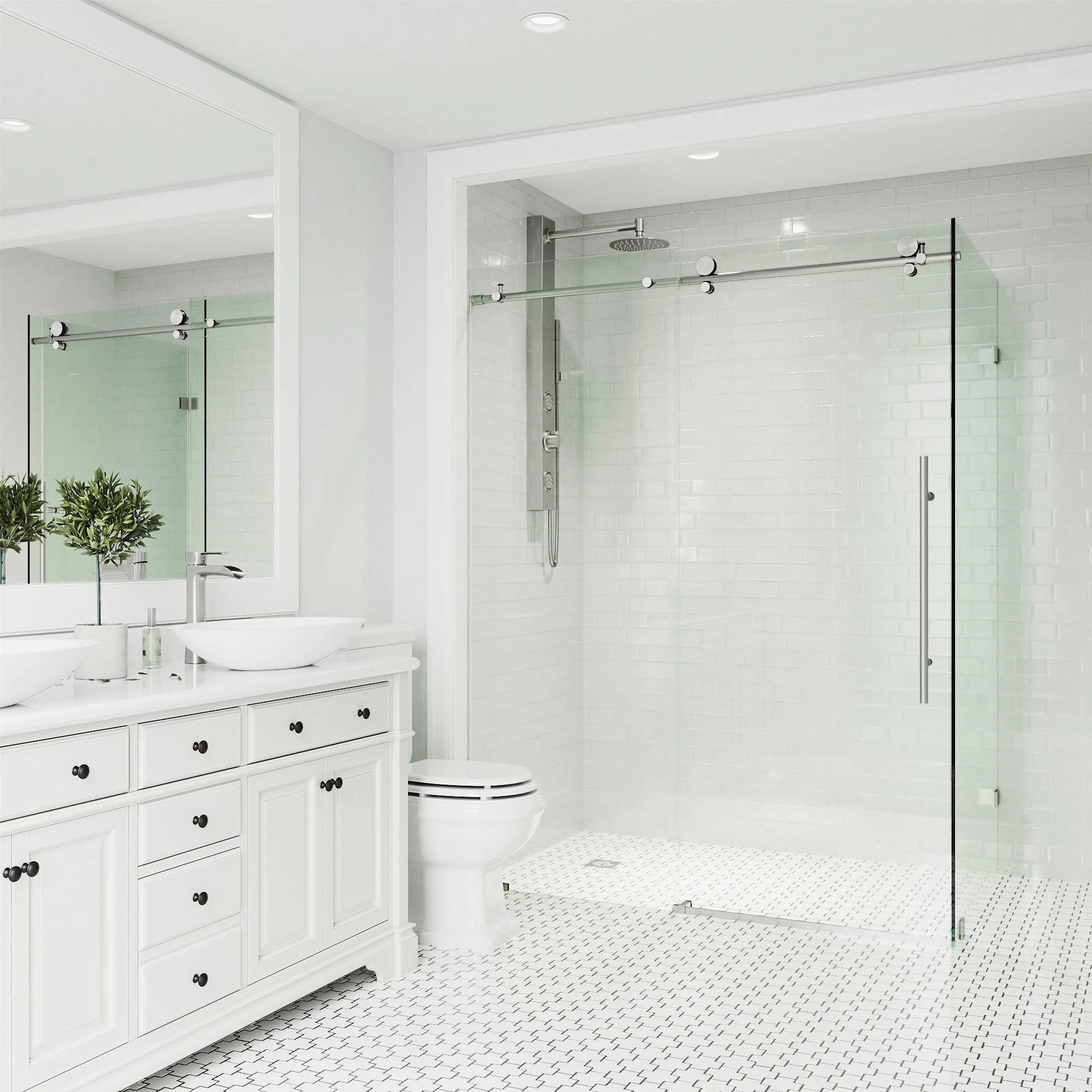 Elan E-Class Frameless Rectangle Shower Enclosure - Image 34