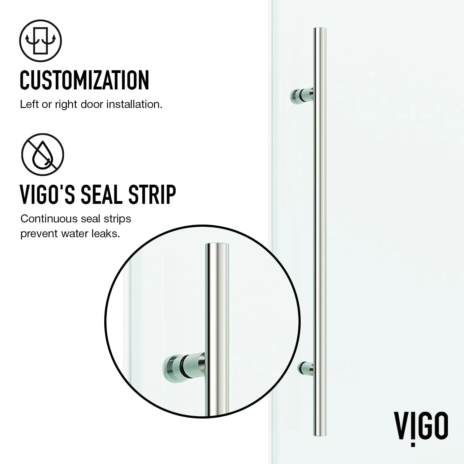 Elan E-Class Frameless Rectangle Shower Enclosure - Image 37