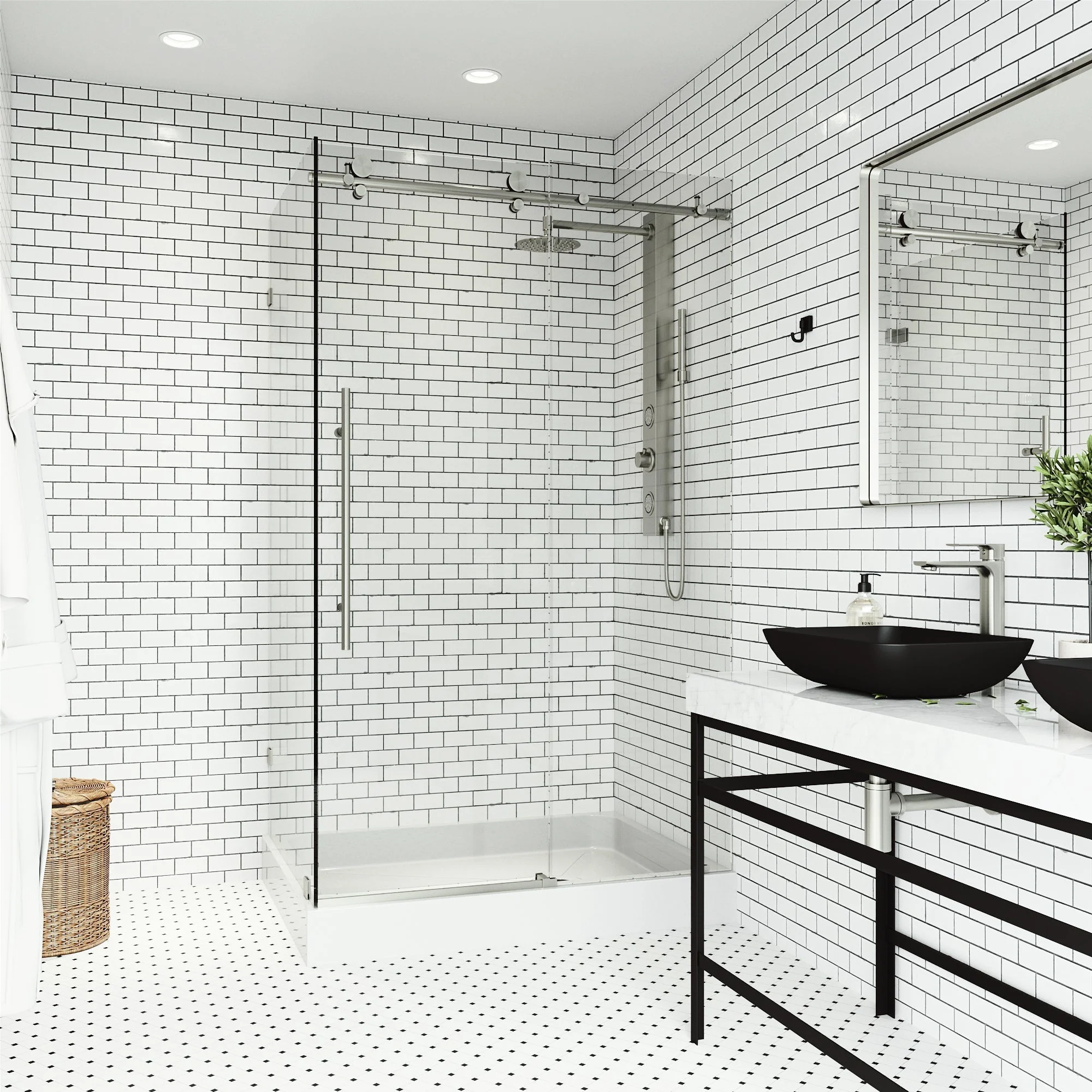 Elan E-Class Frameless Rectangle Shower Enclosure - Image 71