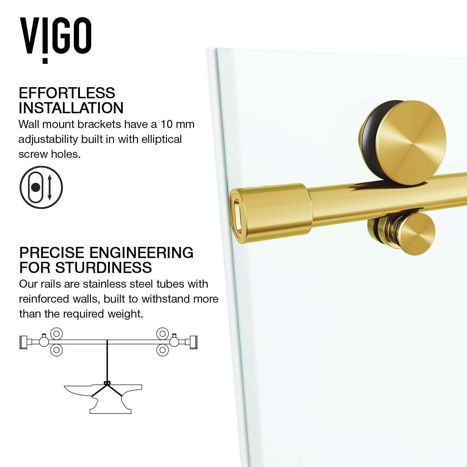 Elan E-Class Frameless Sliding Shower Door - Image 111